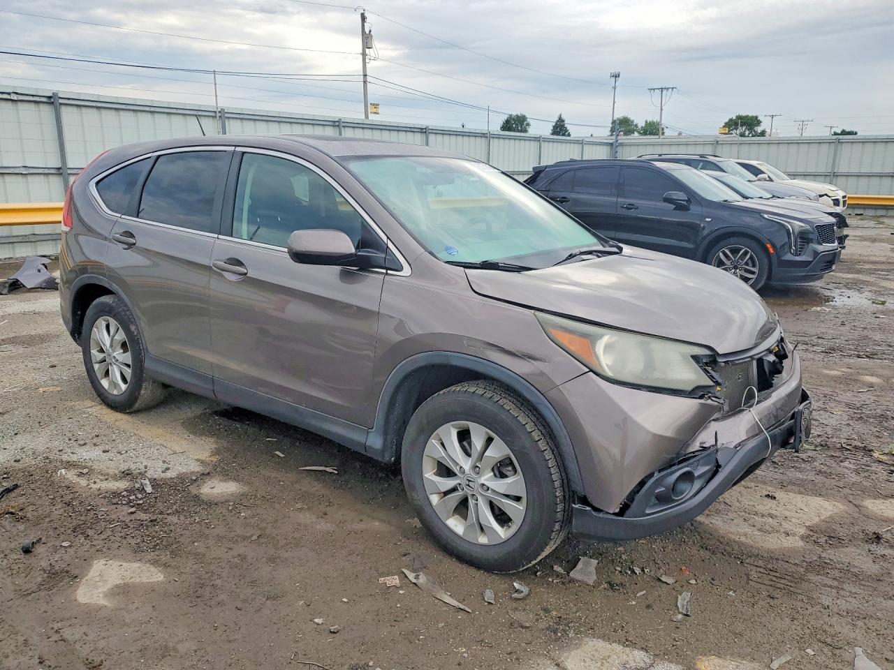2012 Honda Cr-v Ex Коричневый vin: 5J6RM4H57CL008502