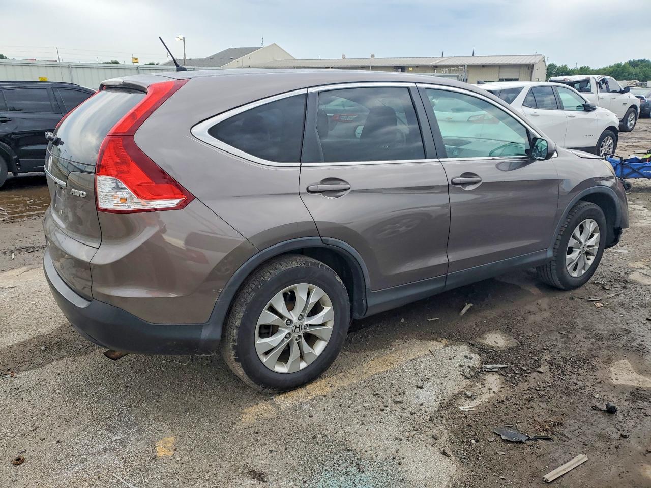 2012 Honda Cr-v Ex Коричневый vin: 5J6RM4H57CL008502