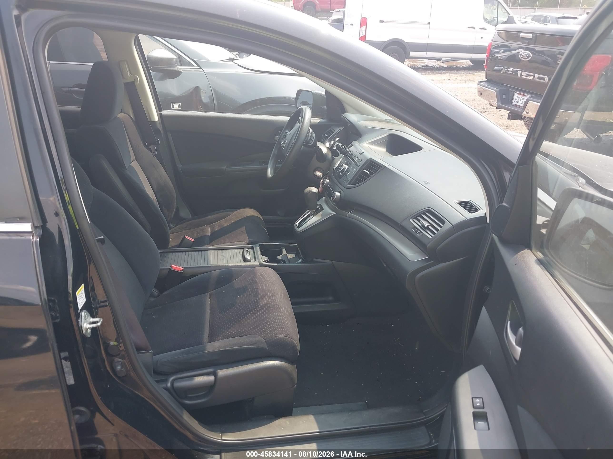 2012 Honda Cr-v Ex Черный vin: 5J6RM4H57CL039619