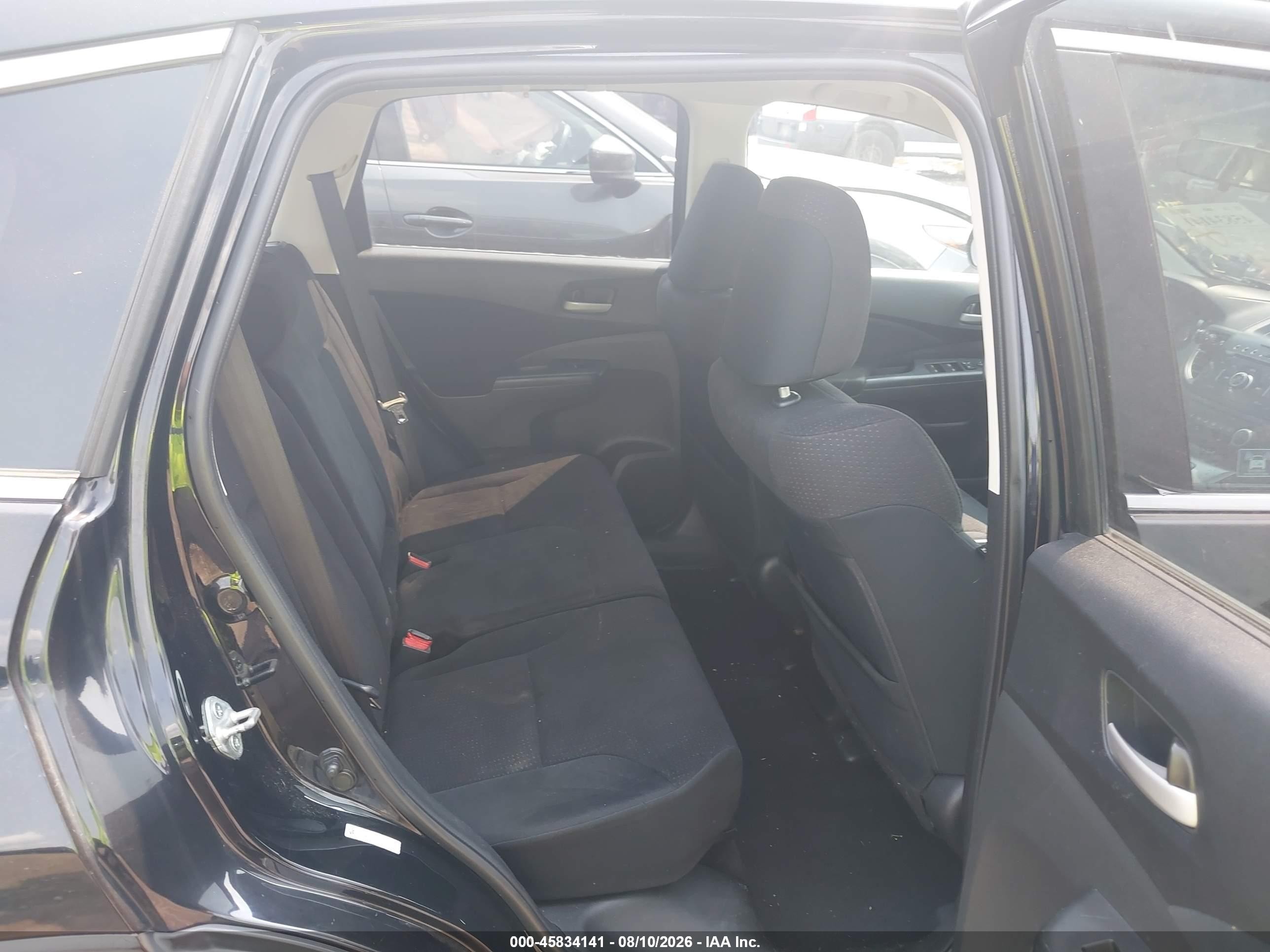 2012 Honda Cr-v Ex Черный vin: 5J6RM4H57CL039619