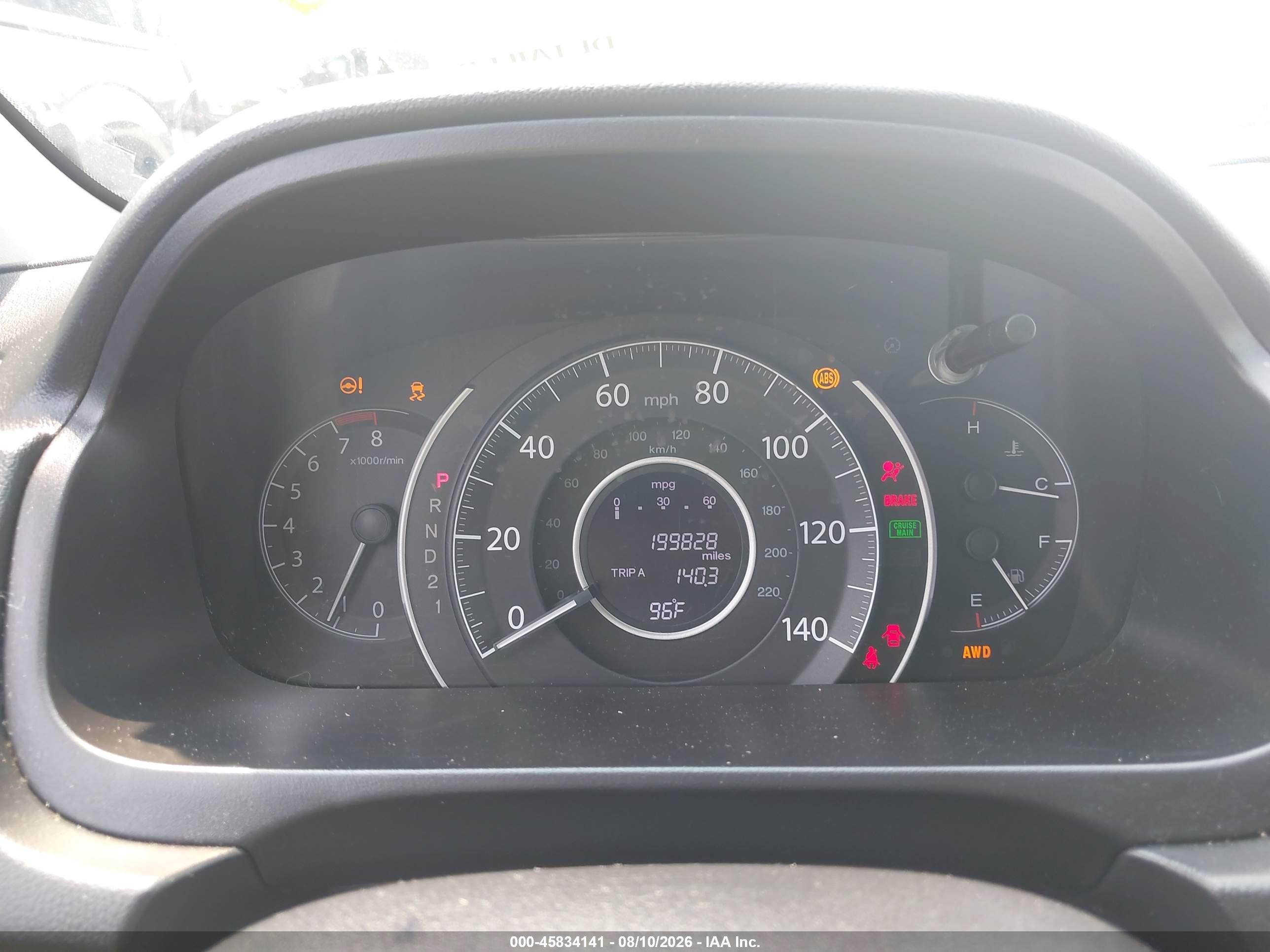 2012 Honda Cr-v Ex Черный vin: 5J6RM4H57CL039619
