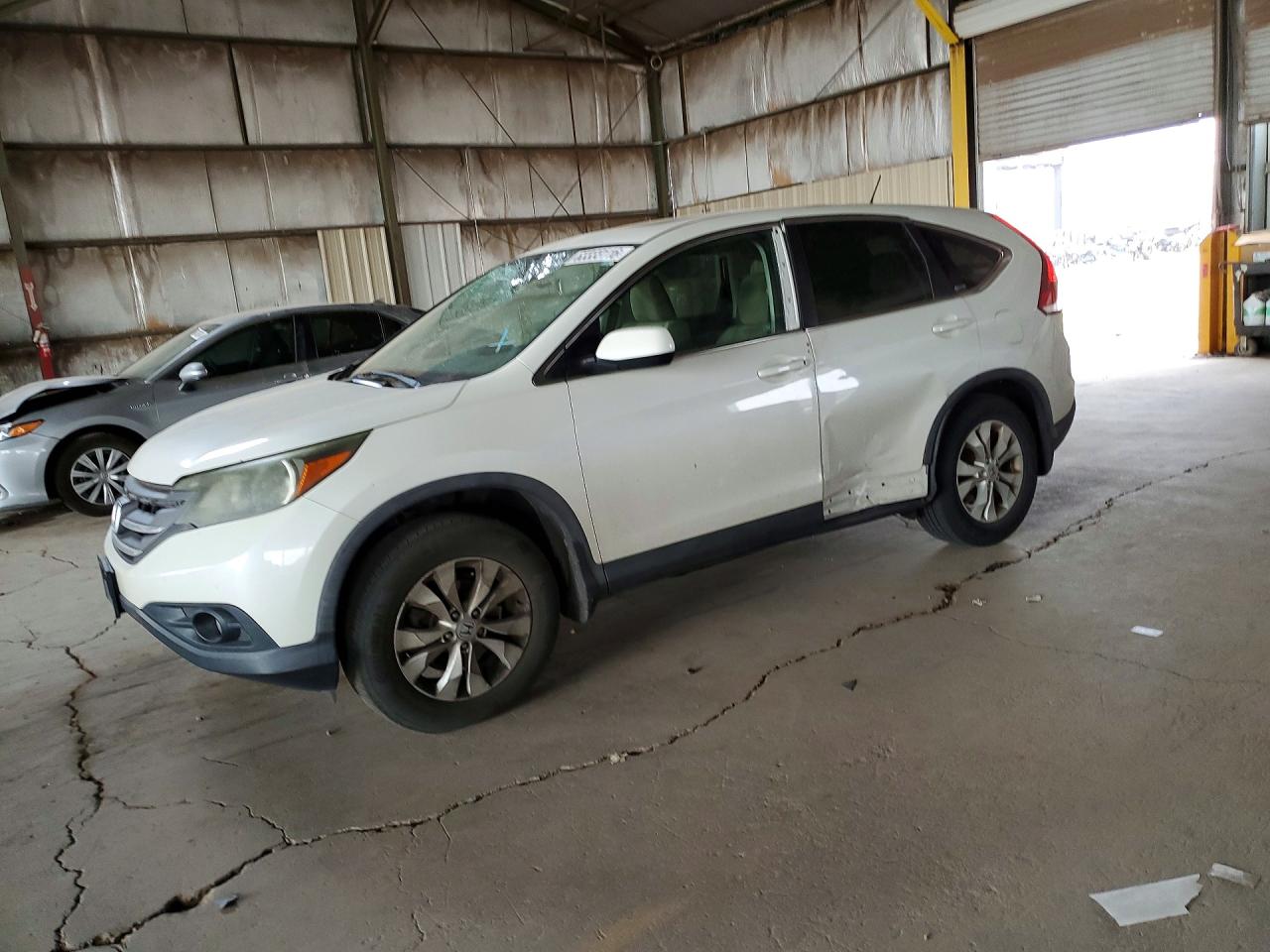 2012 Honda Cr-v Ex White vin: 5J6RM4H57CL040883