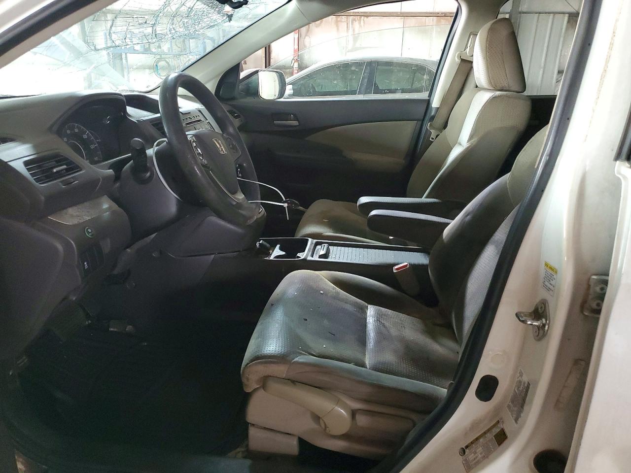 2012 Honda Cr-v Ex White vin: 5J6RM4H57CL040883