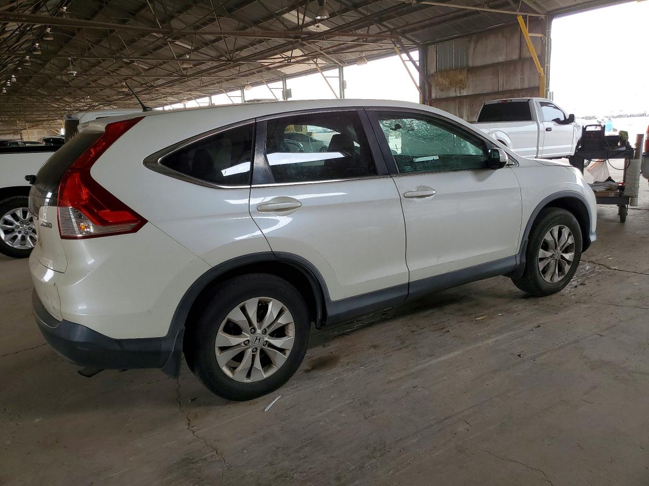 2012 Honda Cr-v Ex White vin: 5J6RM4H57CL040883