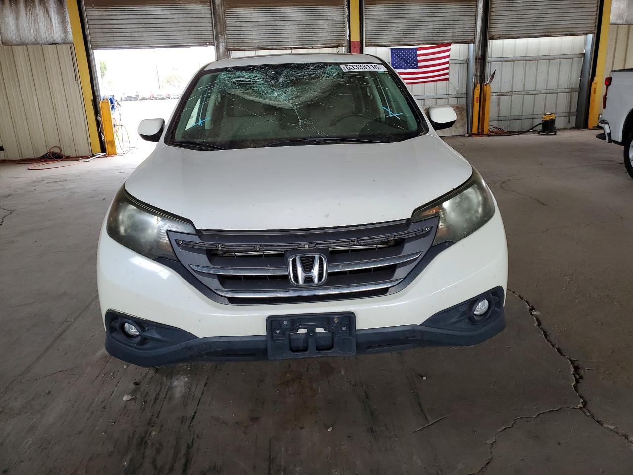 2012 Honda Cr-v Ex White vin: 5J6RM4H57CL040883
