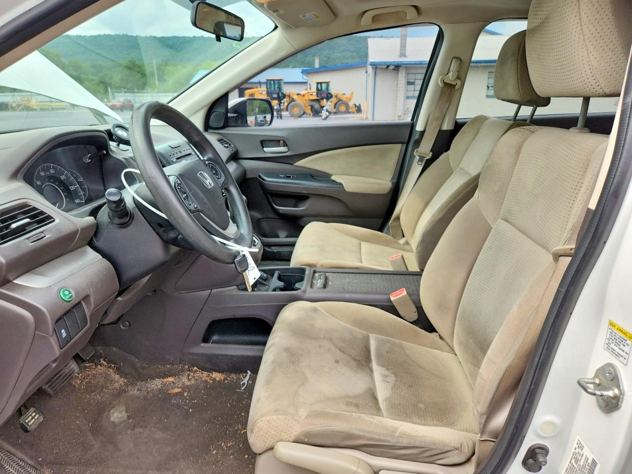 2012 Honda Cr-v Ex White vin: 5J6RM4H57CL045324