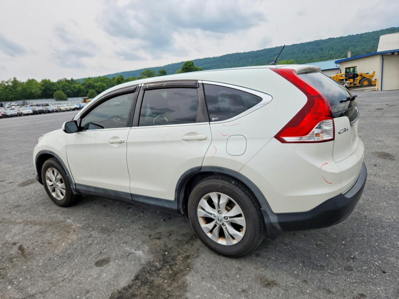 2012 Honda Cr-v Ex White vin: 5J6RM4H57CL045324