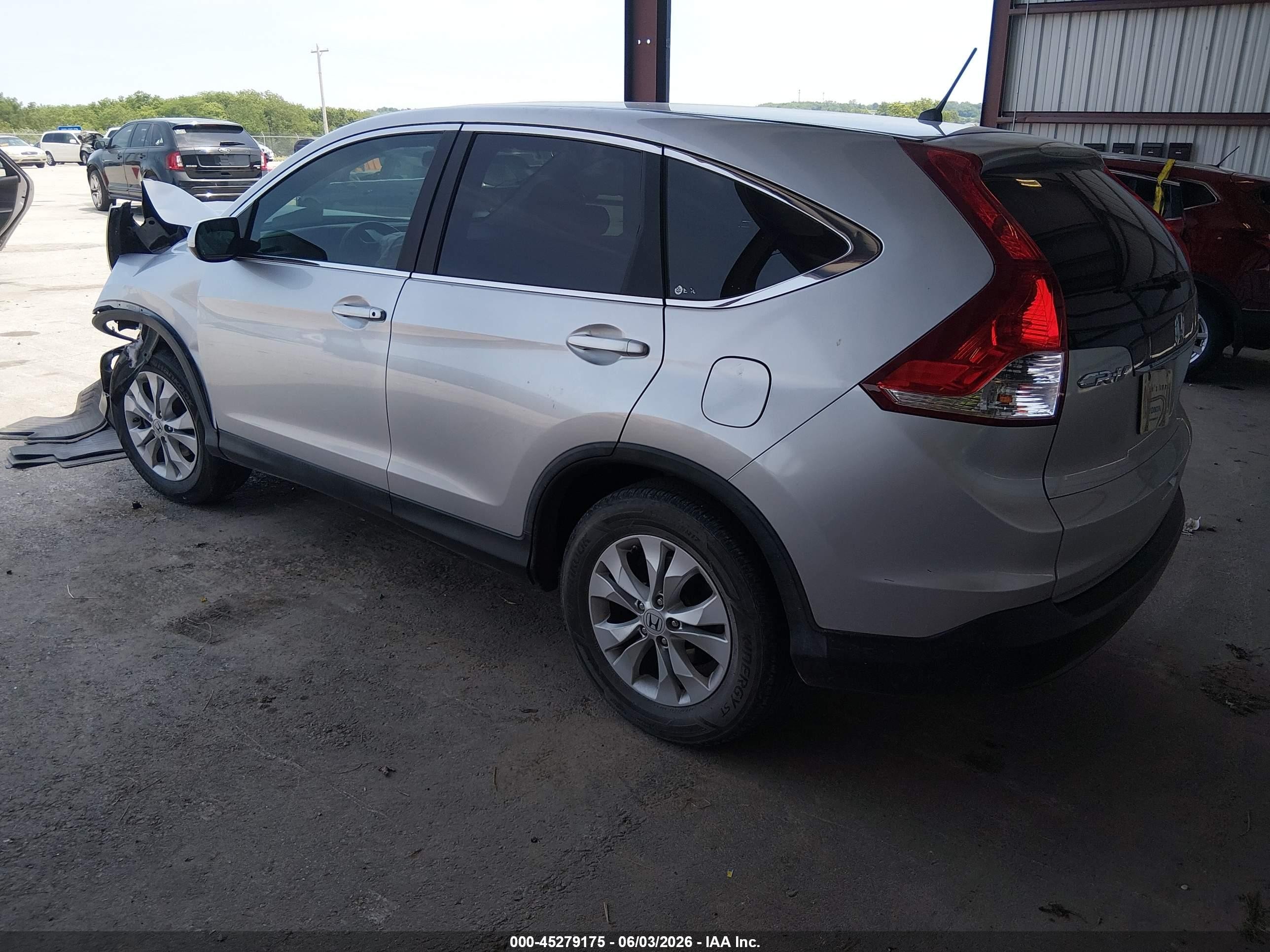 2012 Honda Cr-v Ex Silver vin: 5J6RM4H57CL059109