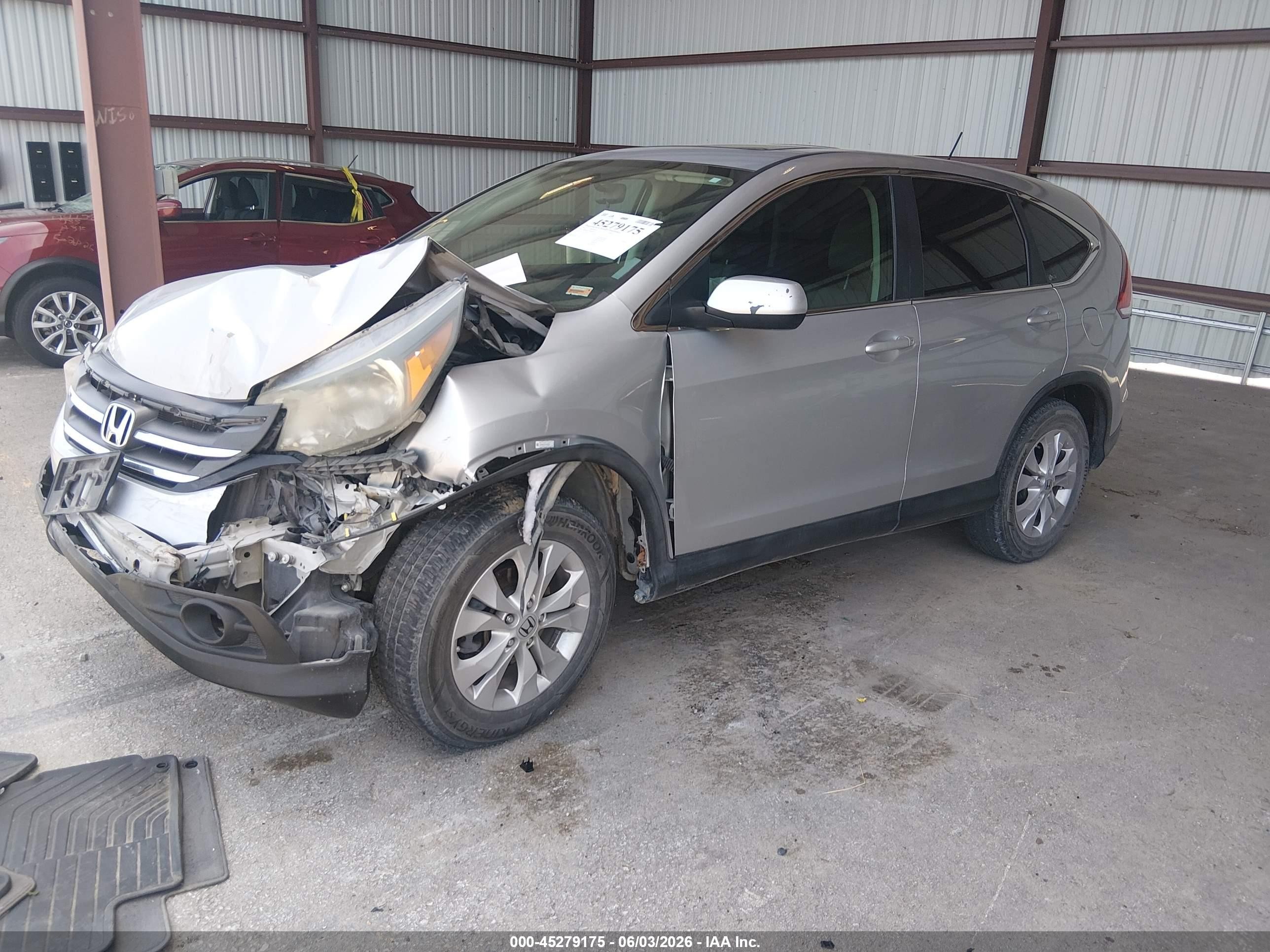 2012 Honda Cr-v Ex Silver vin: 5J6RM4H57CL059109