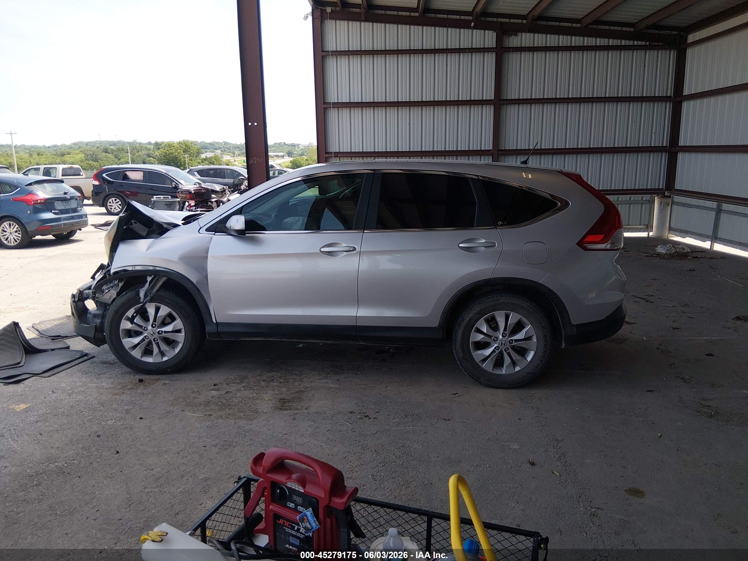 2012 Honda Cr-v Ex Silver vin: 5J6RM4H57CL059109