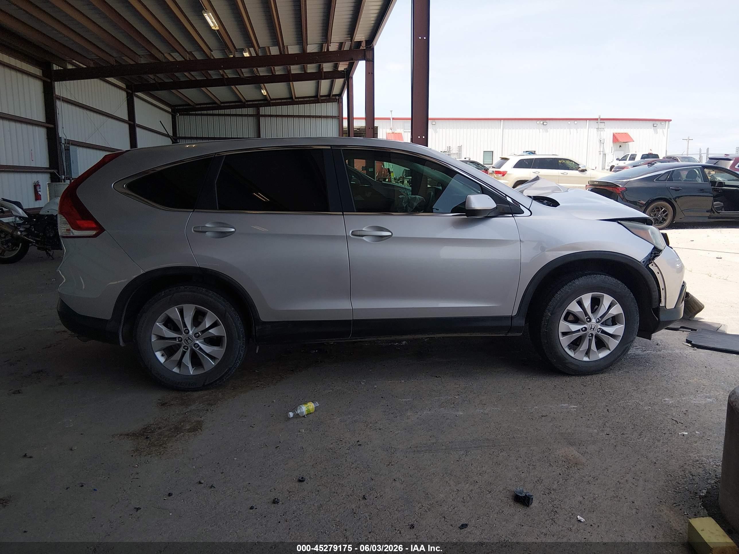 2012 Honda Cr-v Ex Silver vin: 5J6RM4H57CL059109