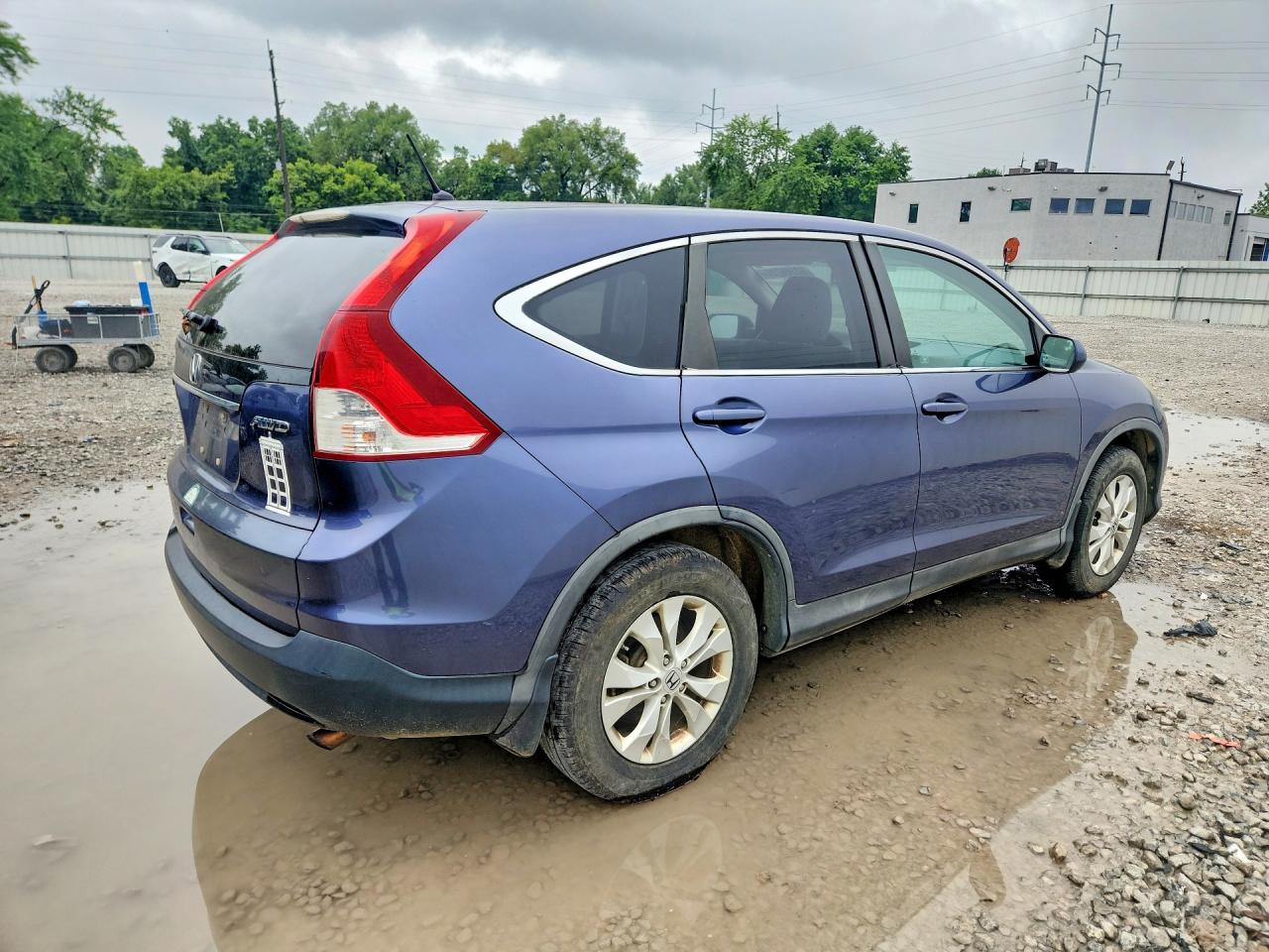 2012 Honda Cr-v Ex Blue vin: 5J6RM4H57CL075407