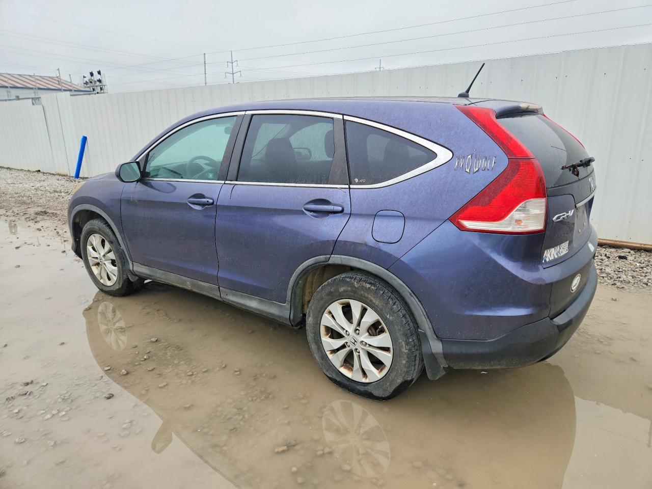 2012 Honda Cr-v Ex Blue vin: 5J6RM4H57CL075407