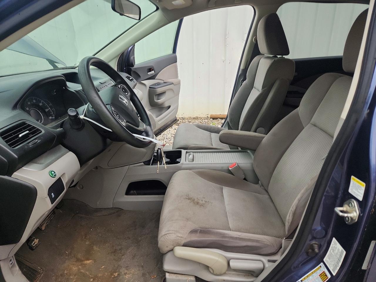 2012 Honda Cr-v Ex Blue vin: 5J6RM4H57CL075407