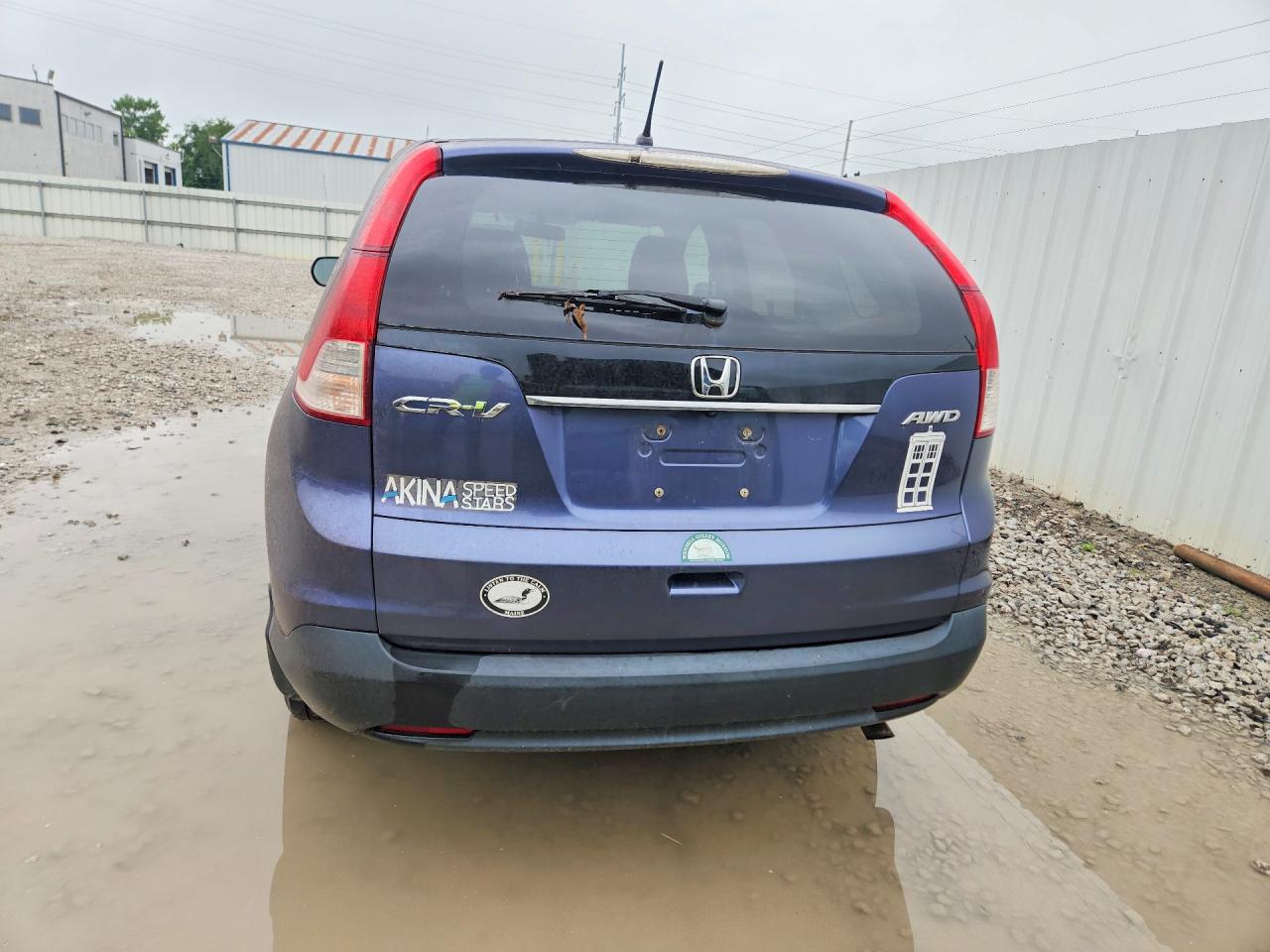 2012 Honda Cr-v Ex Blue vin: 5J6RM4H57CL075407