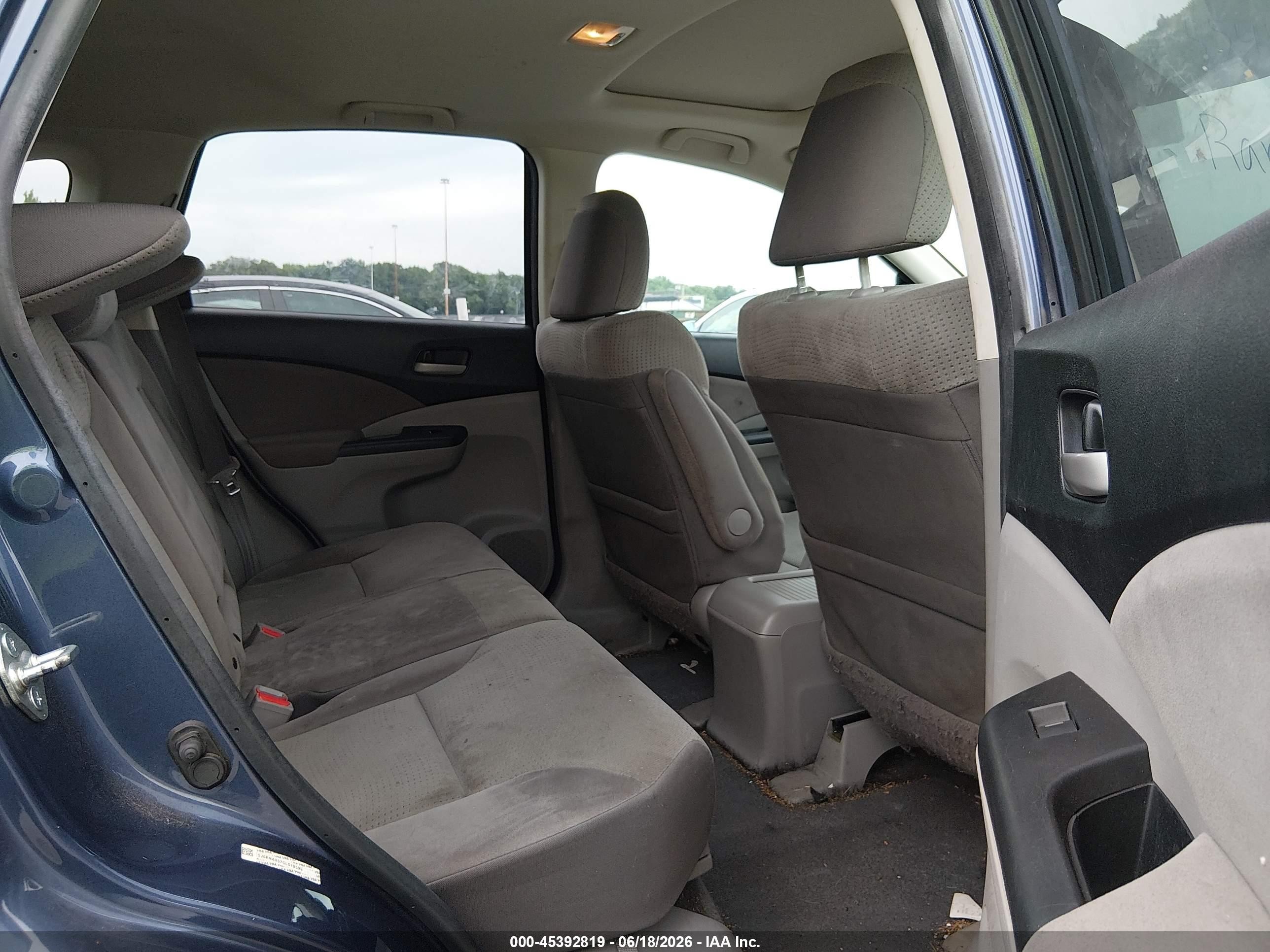2012 Honda Cr-v Ex Синий vin: 5J6RM4H57CL079599