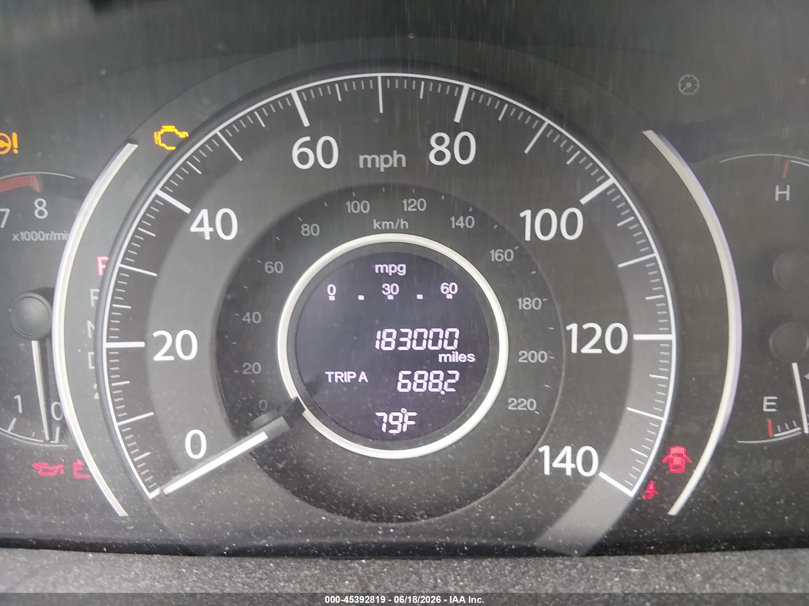 2012 Honda Cr-v Ex Синий vin: 5J6RM4H57CL079599