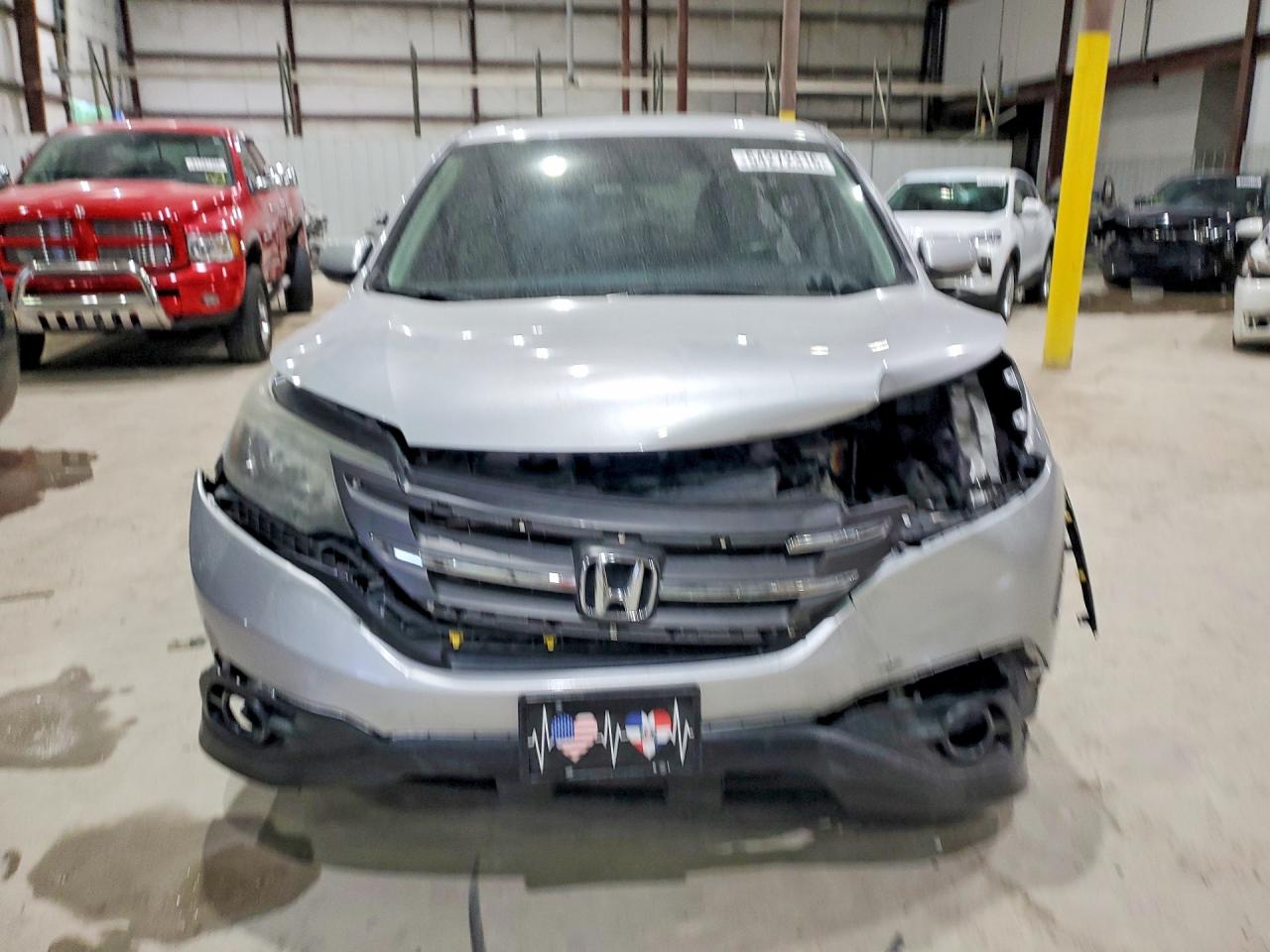 2013 Honda Cr-v Ex Silver vin: 5J6RM4H57DL008615