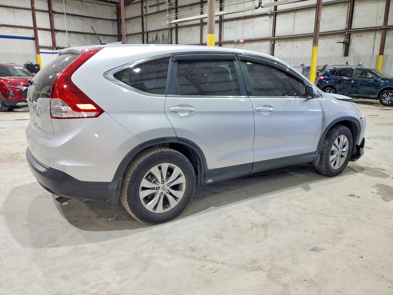 2013 Honda Cr-v Ex Silver vin: 5J6RM4H57DL008615