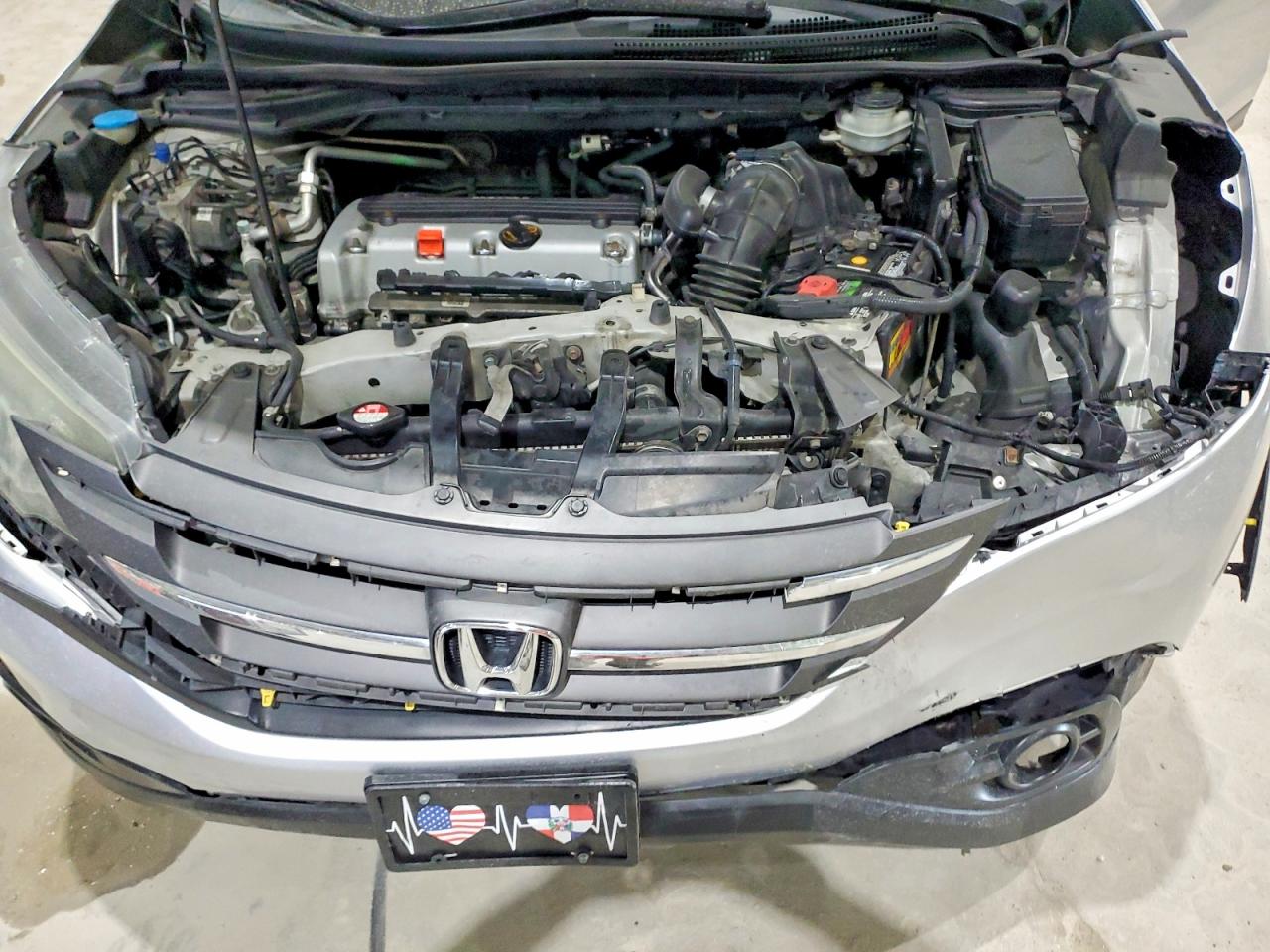 2013 Honda Cr-v Ex Silver vin: 5J6RM4H57DL008615