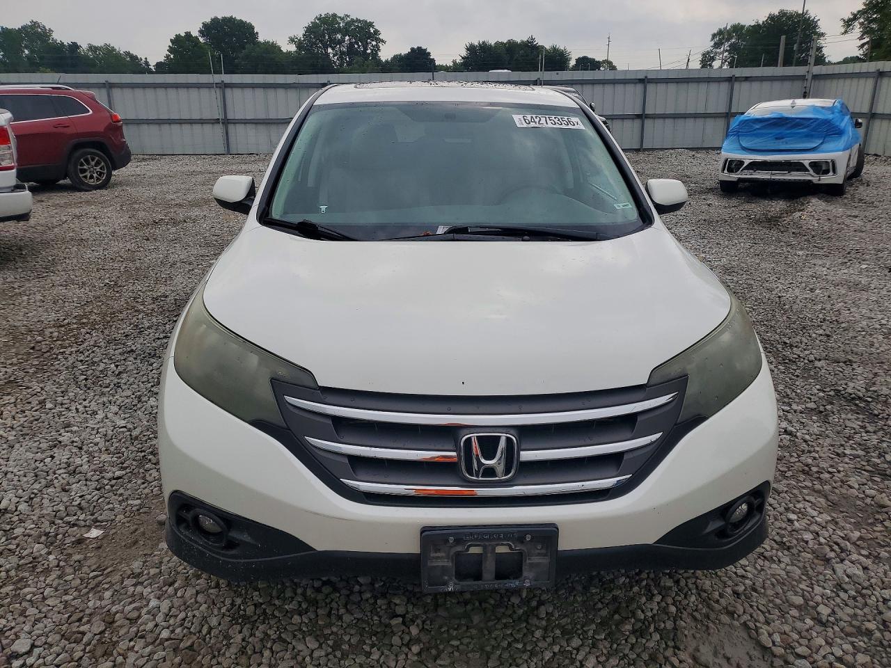 2013 Honda Cr-v Ex White vin: 5J6RM4H57DL009344