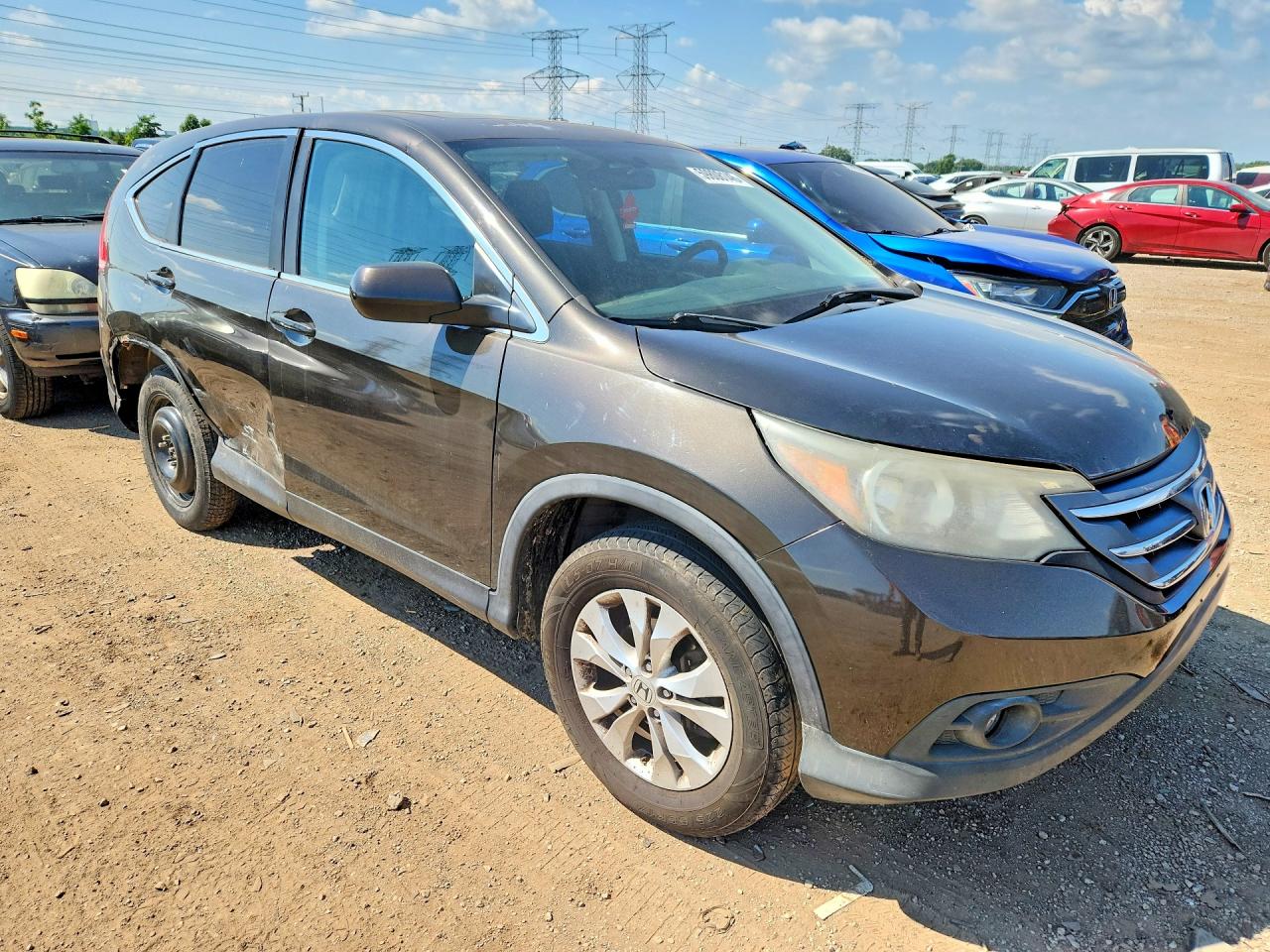 2014 Honda Cr-v Ex Коричневый vin: 5J6RM4H57EL004033