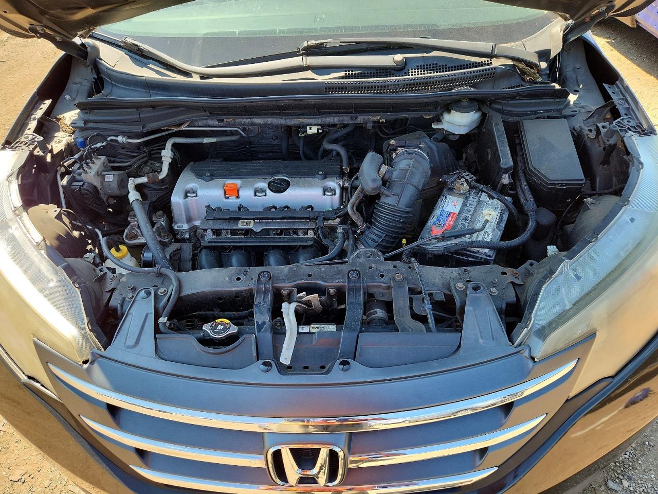 2014 Honda Cr-v Ex Коричневый vin: 5J6RM4H57EL004033