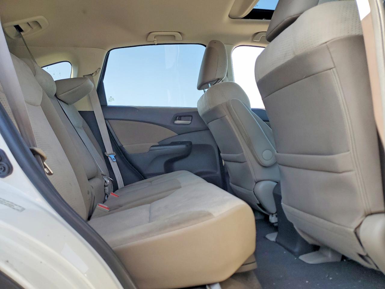 2014 Honda Cr-v Ex White vin: 5J6RM4H57EL056584