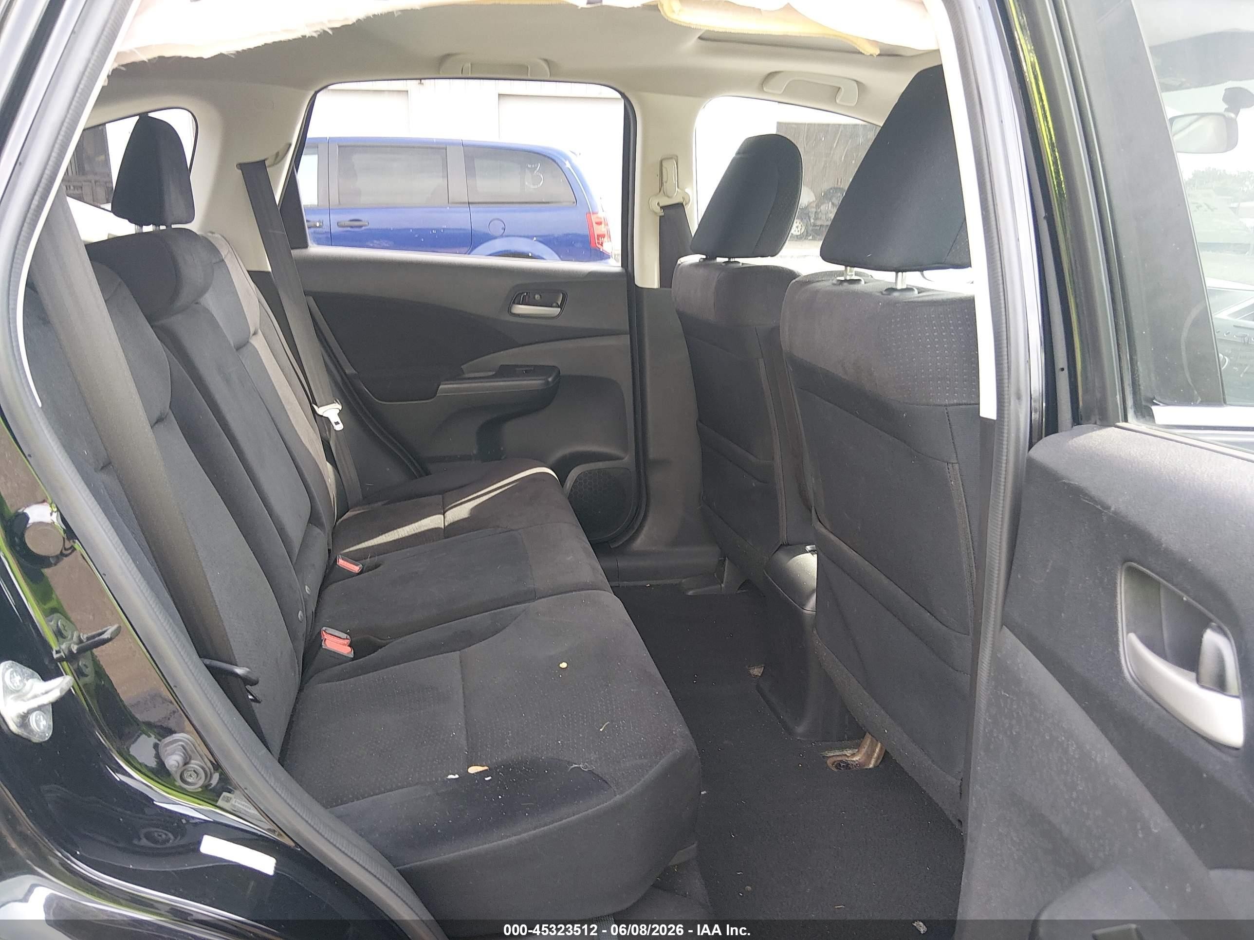 2014 Honda Cr-v Ex Black vin: 5J6RM4H57EL072705