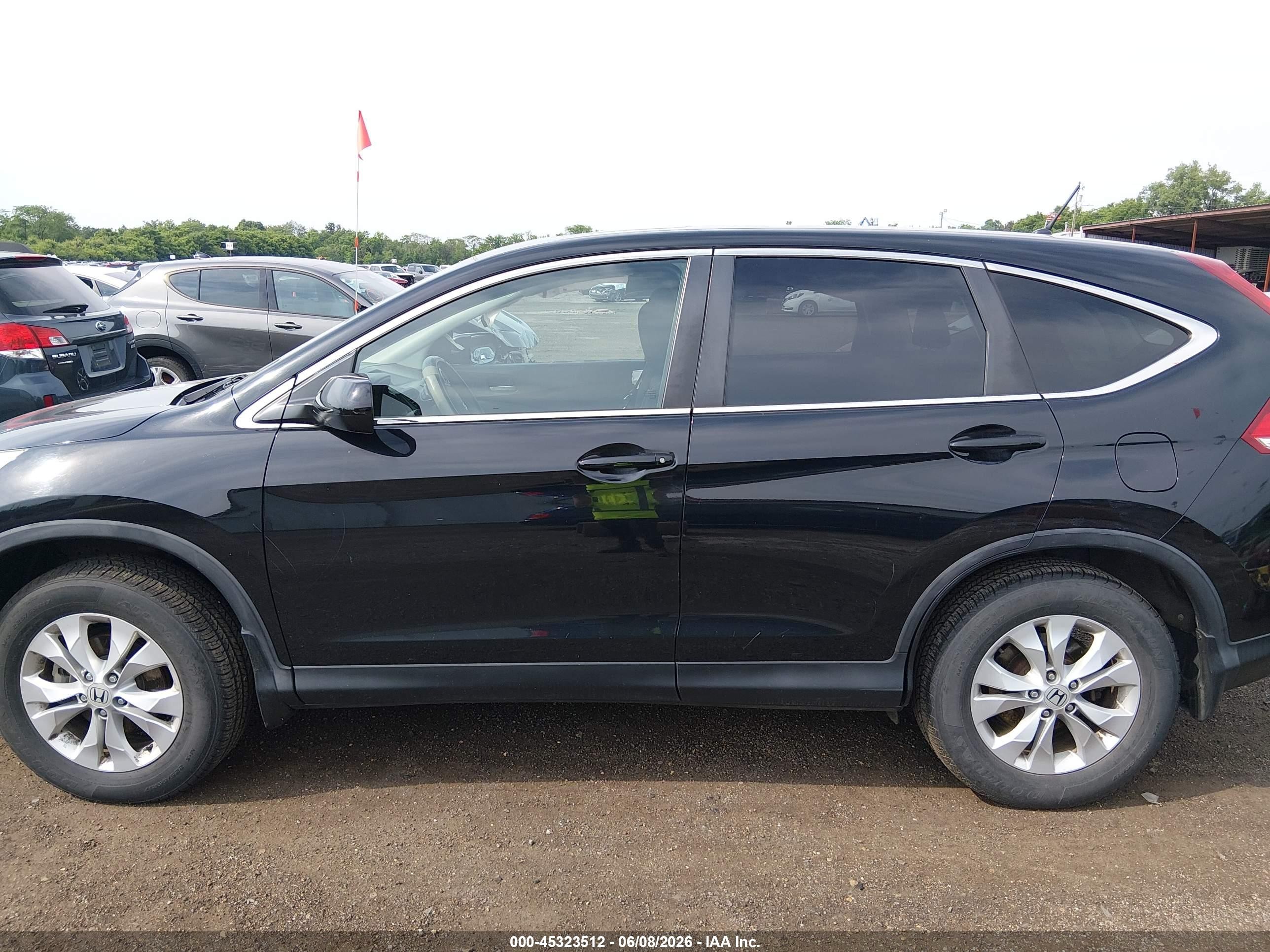 2014 Honda Cr-v Ex Black vin: 5J6RM4H57EL072705