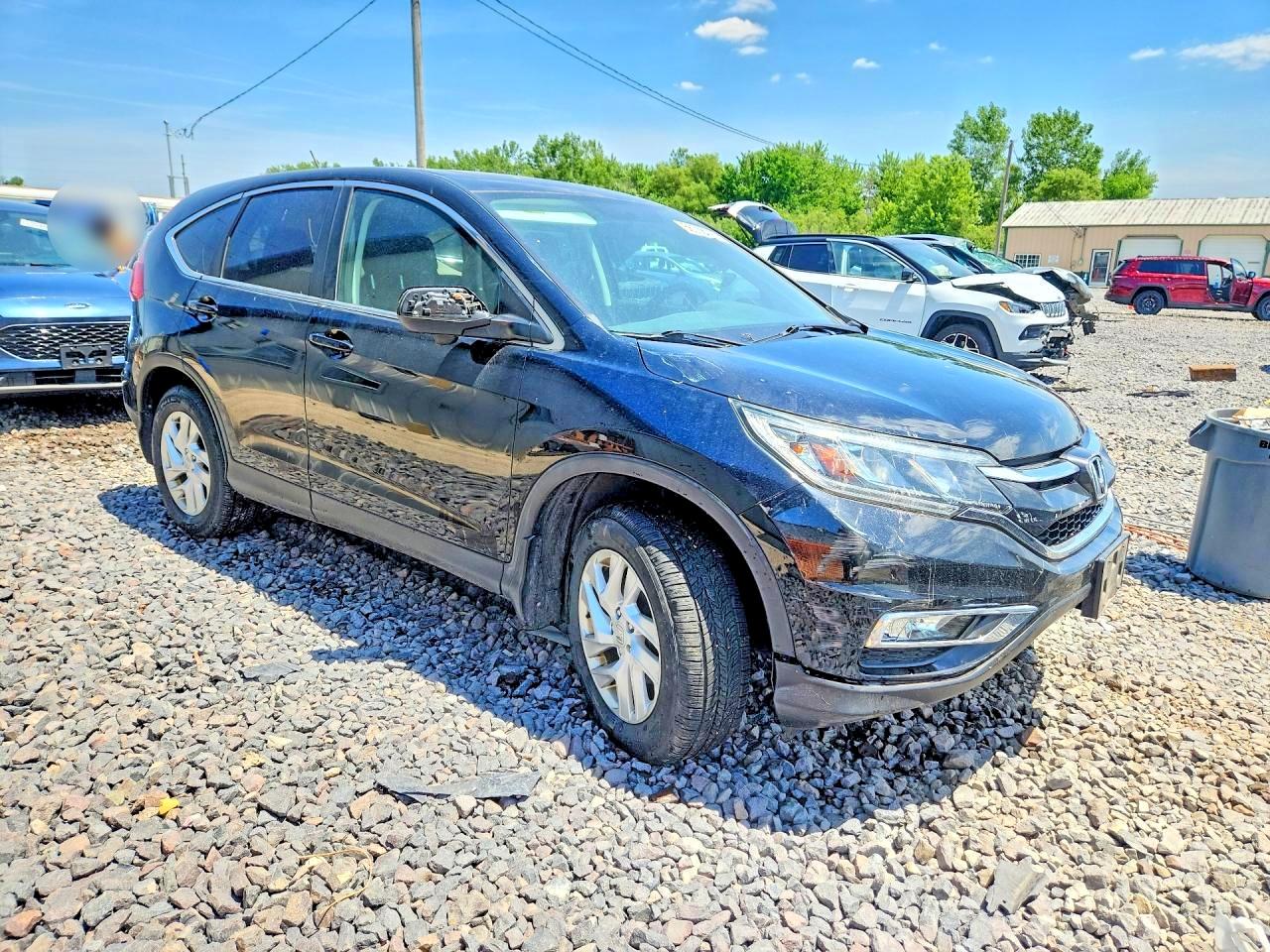 2015 Honda Cr-v Ex Black vin: 5J6RM4H57FL014188