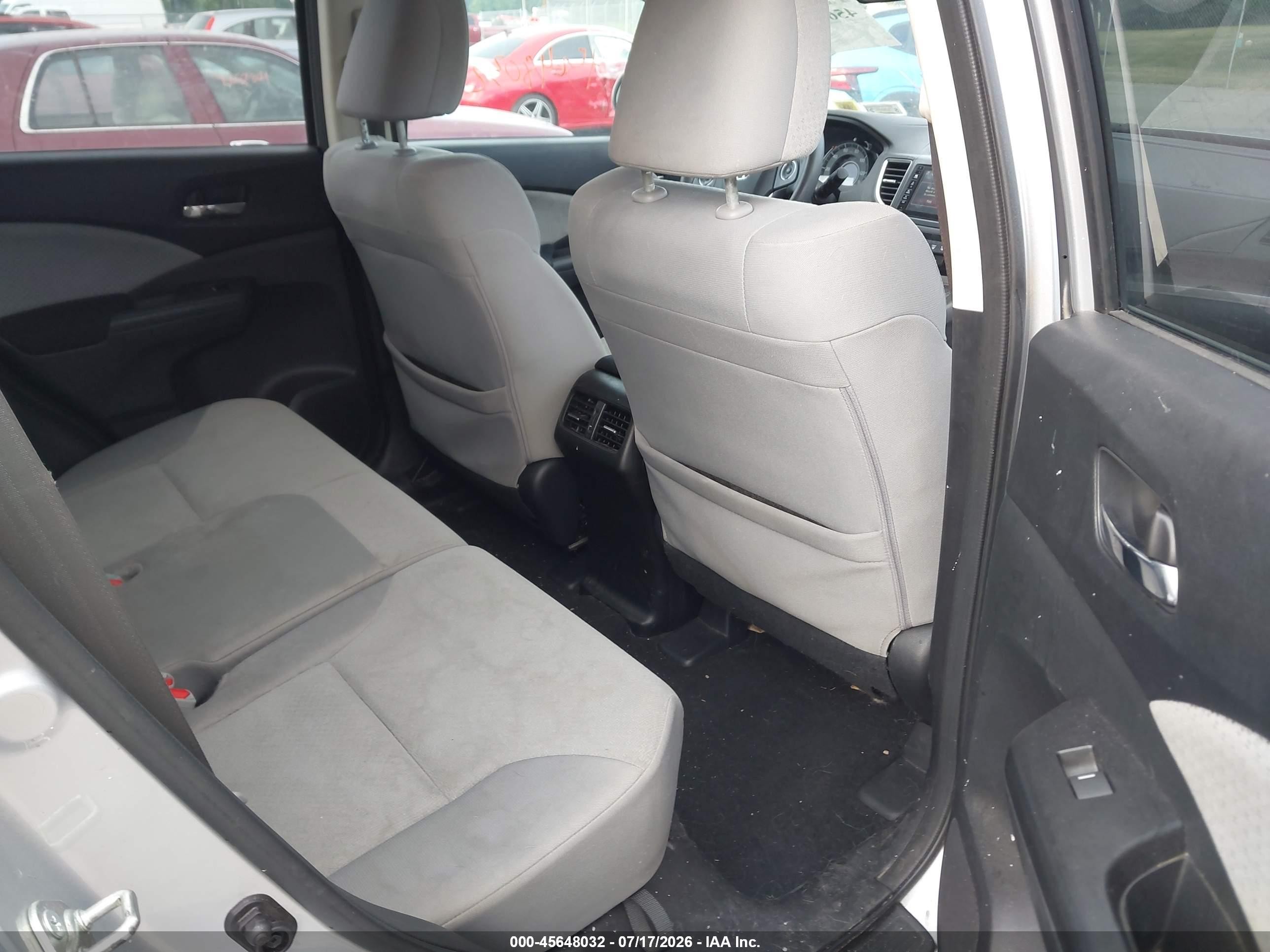 2015 Honda Cr-v Ex Silver vin: 5J6RM4H57FL031198