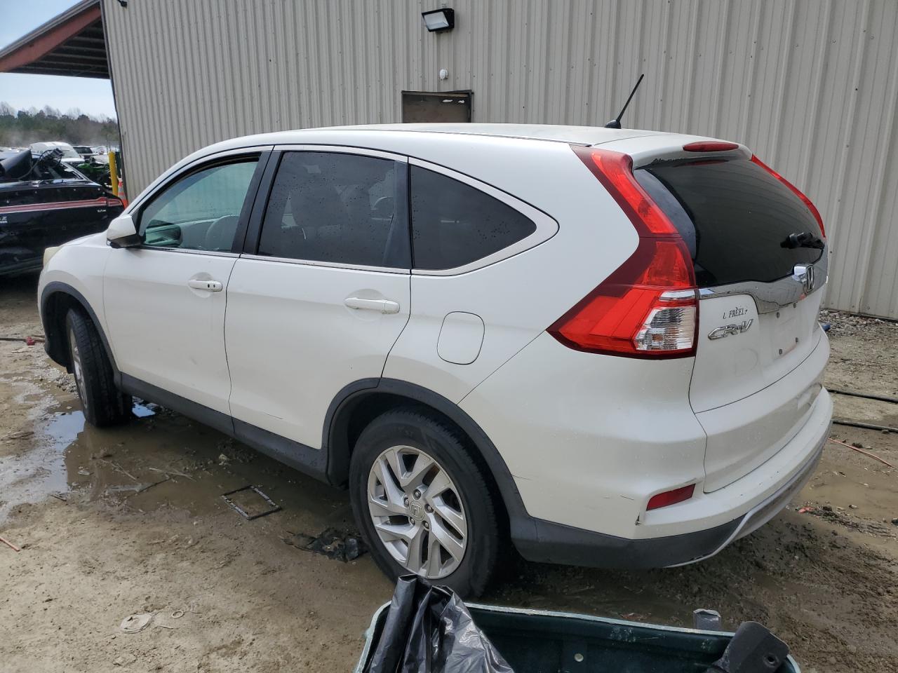 2015 Honda Cr-v Ex White vin: 5J6RM4H57FL033291 Damage: Rear Bumper, Multiple Scratches Heavy, 4