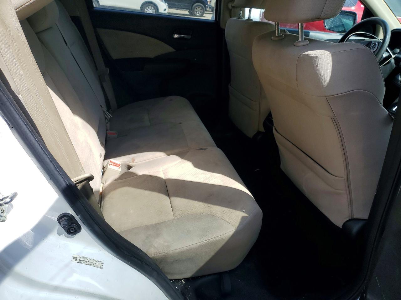 2015 Honda Cr-v Ex White vin: 5J6RM4H57FL033291