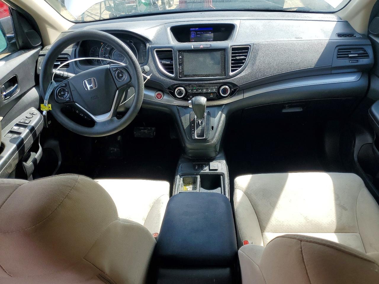 2015 Honda Cr-v Ex White vin: 5J6RM4H57FL033291