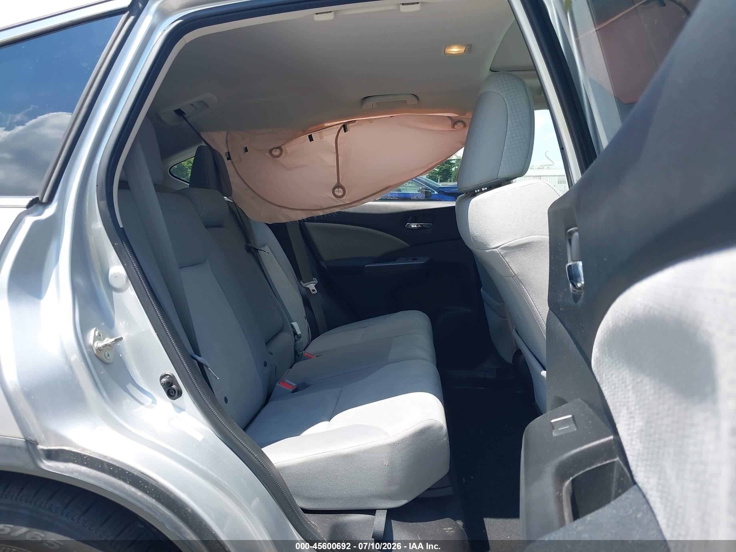 2015 Honda Cr-v Ex Gray vin: 5J6RM4H57FL041214