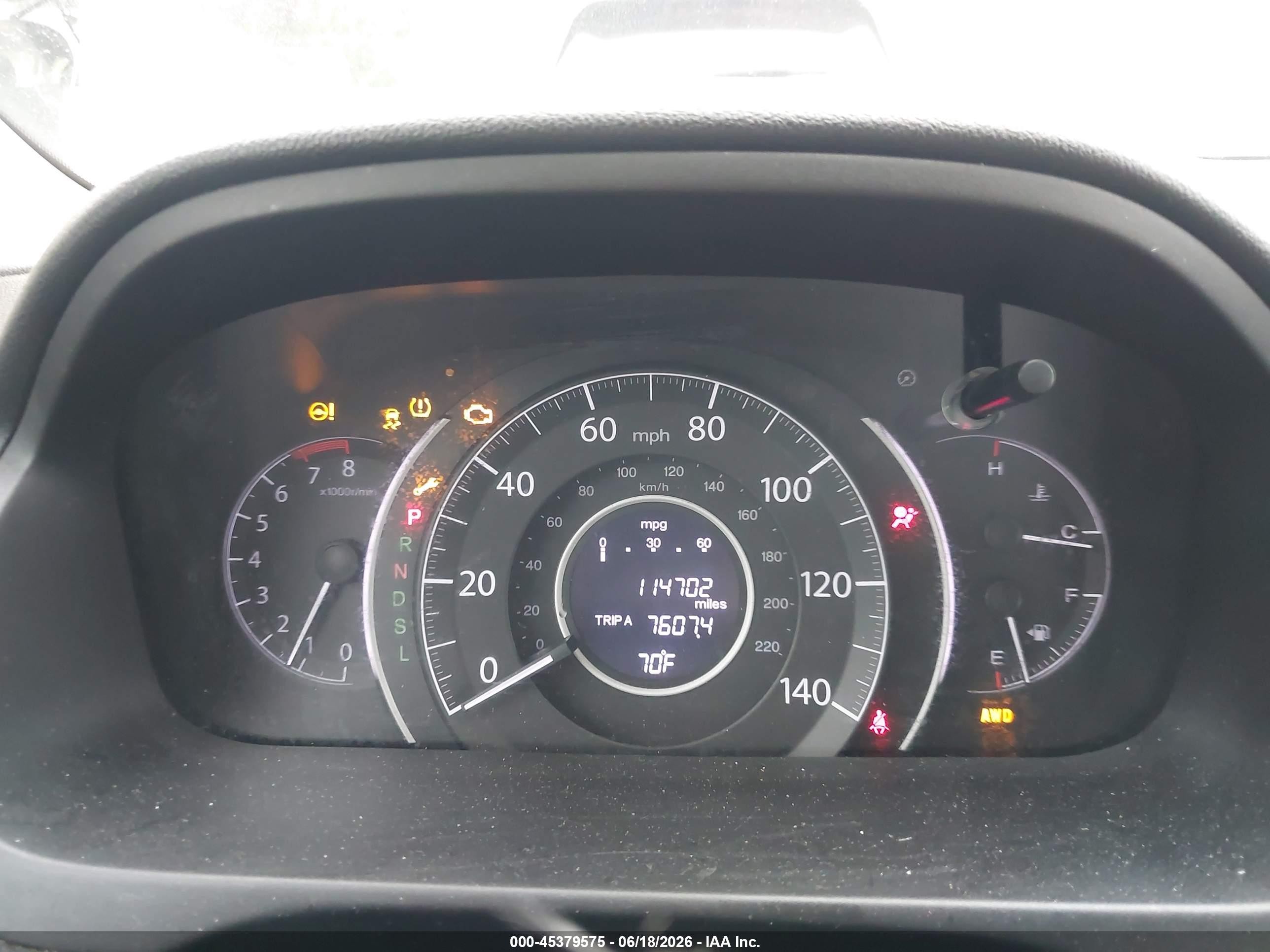2015 Honda Cr-v Ex Серый vin: 5J6RM4H57FL058238