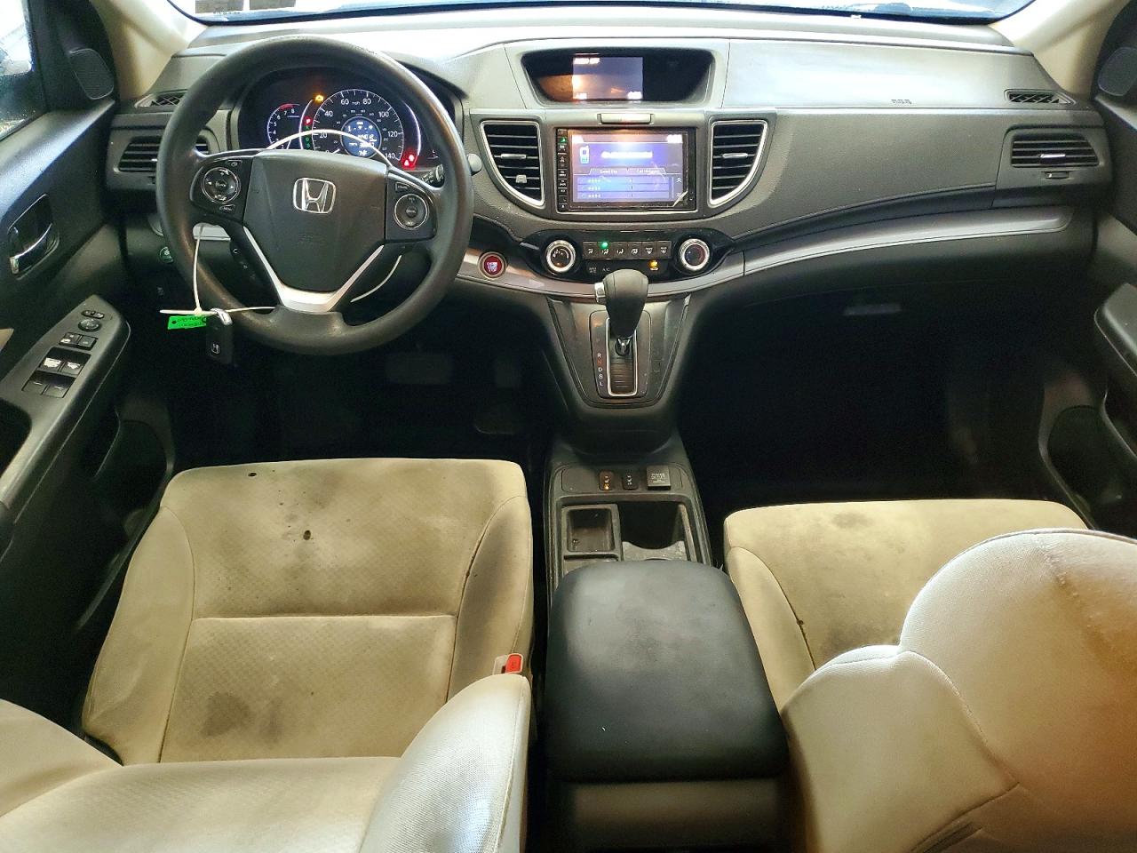 2015 Honda Cr-v Ex White vin: 5J6RM4H57FL086878