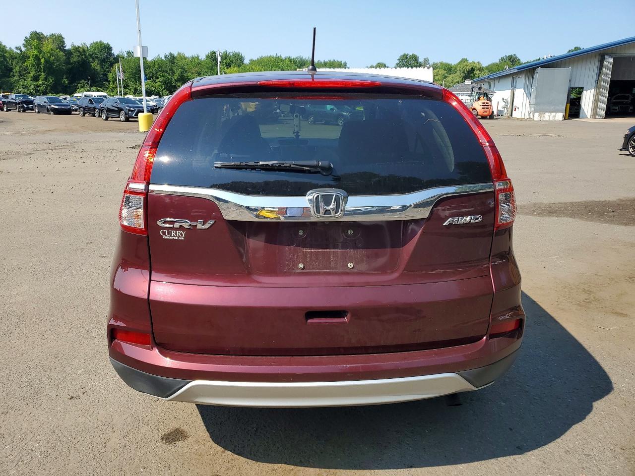 2015 Honda Cr-v Ex Purple vin: 5J6RM4H57FL113125