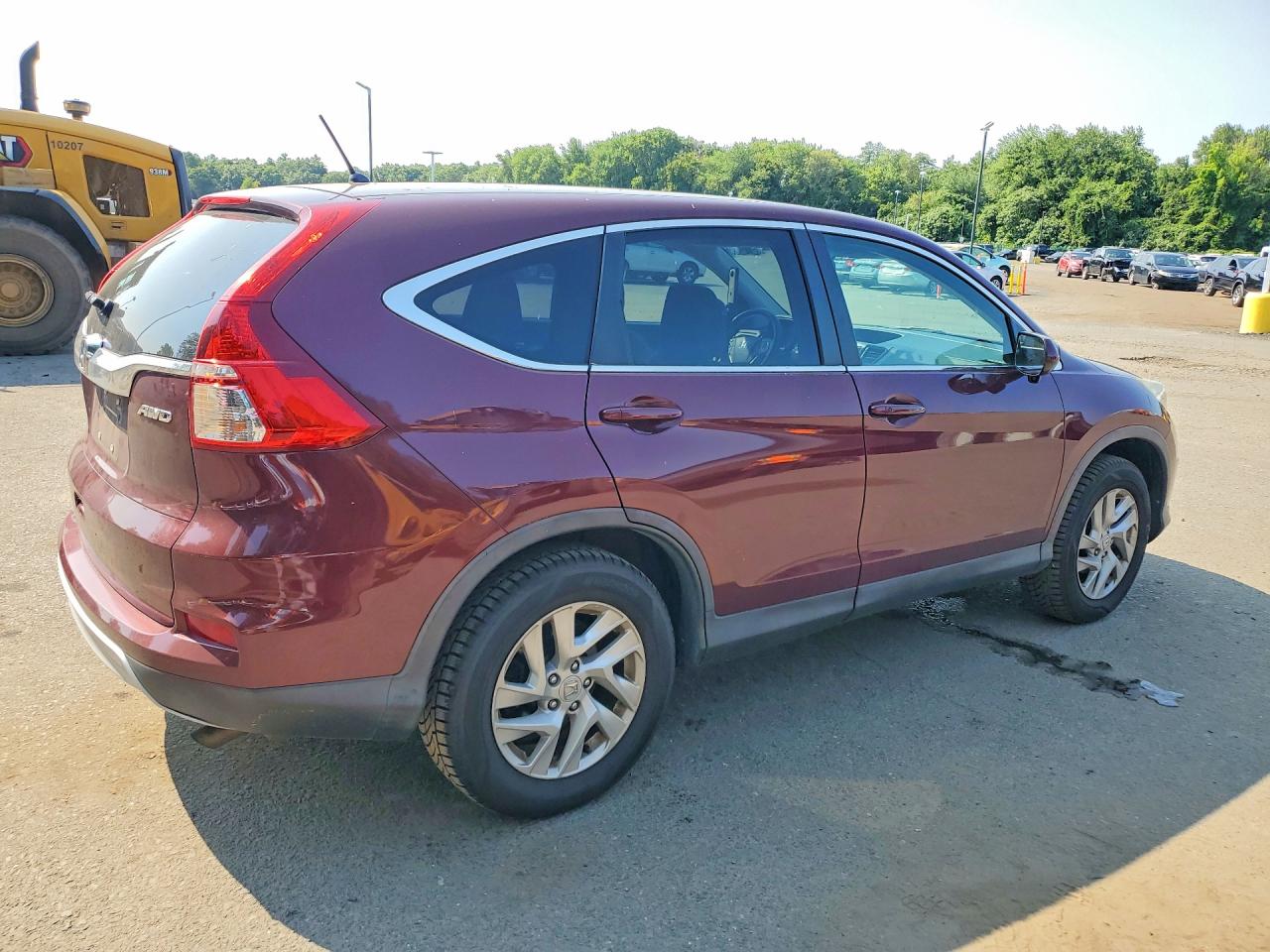 2015 Honda Cr-v Ex Purple vin: 5J6RM4H57FL113125
