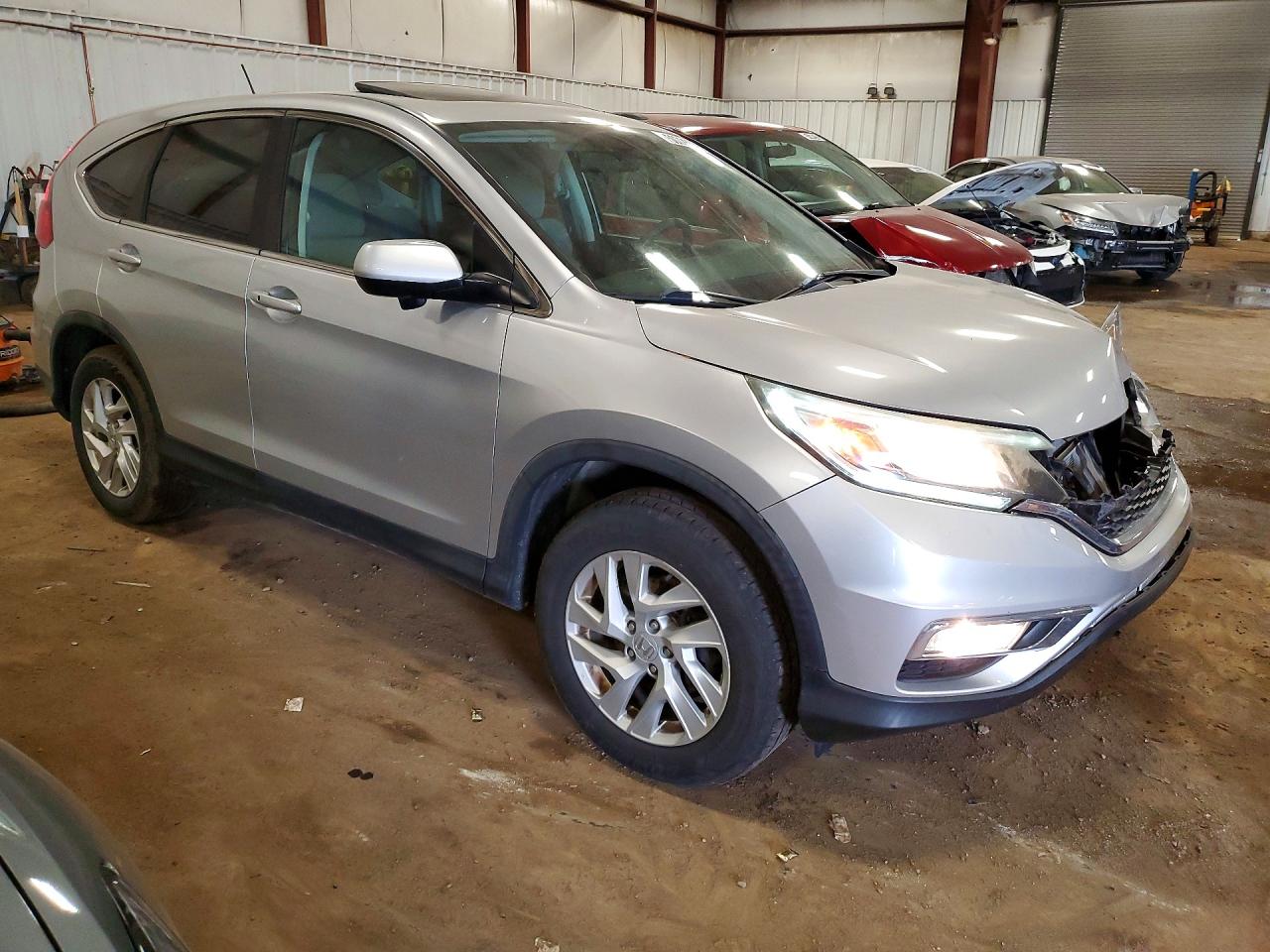 2016 Honda Cr-v Ex Silver vin: 5J6RM4H57GL026326