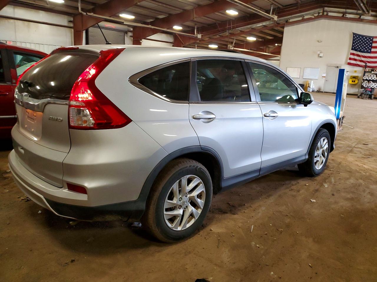 2016 Honda Cr-v Ex Silver vin: 5J6RM4H57GL026326