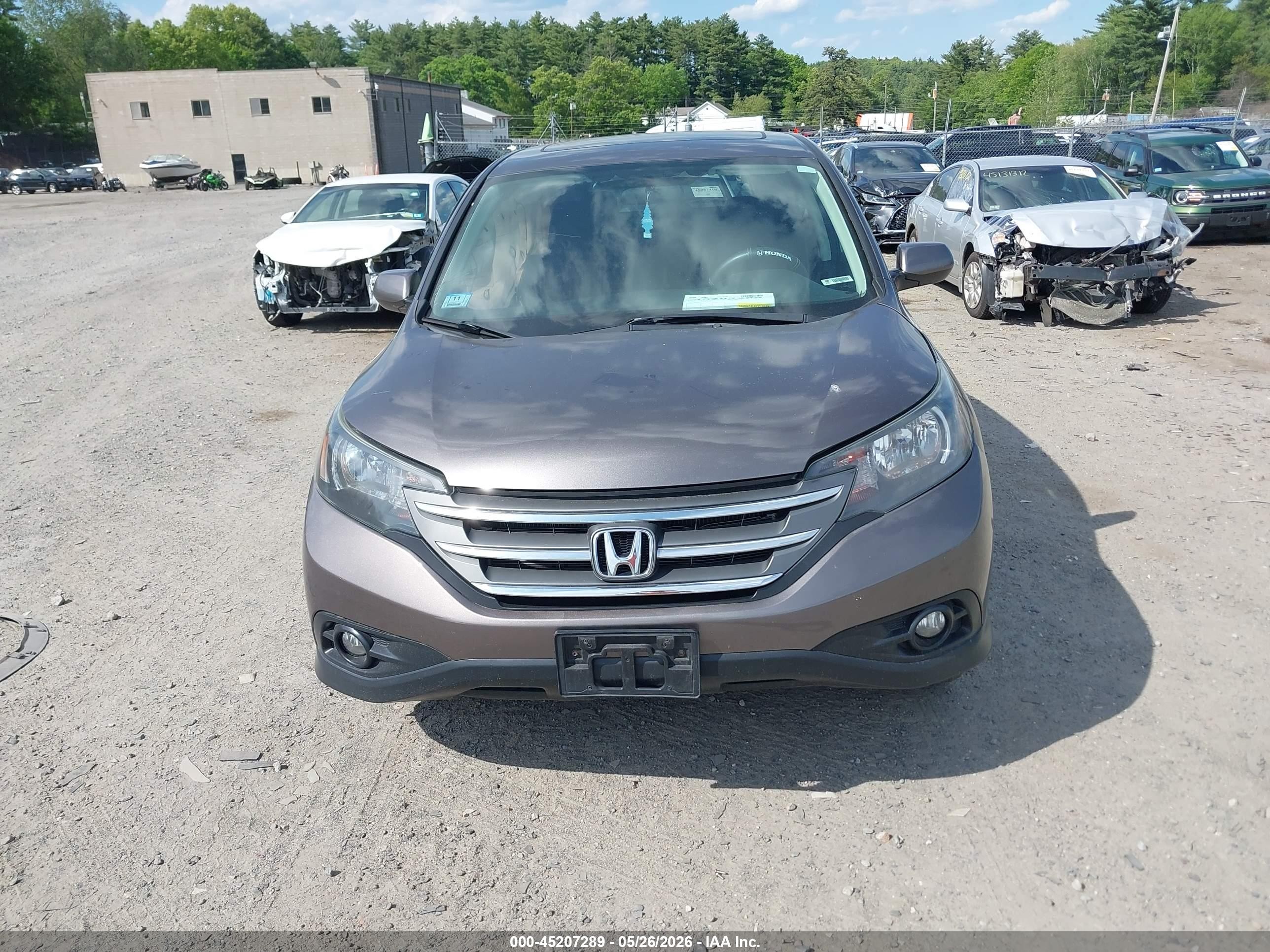 2012 Honda Cr-v Ex Brown vin: 5J6RM4H58CL000599