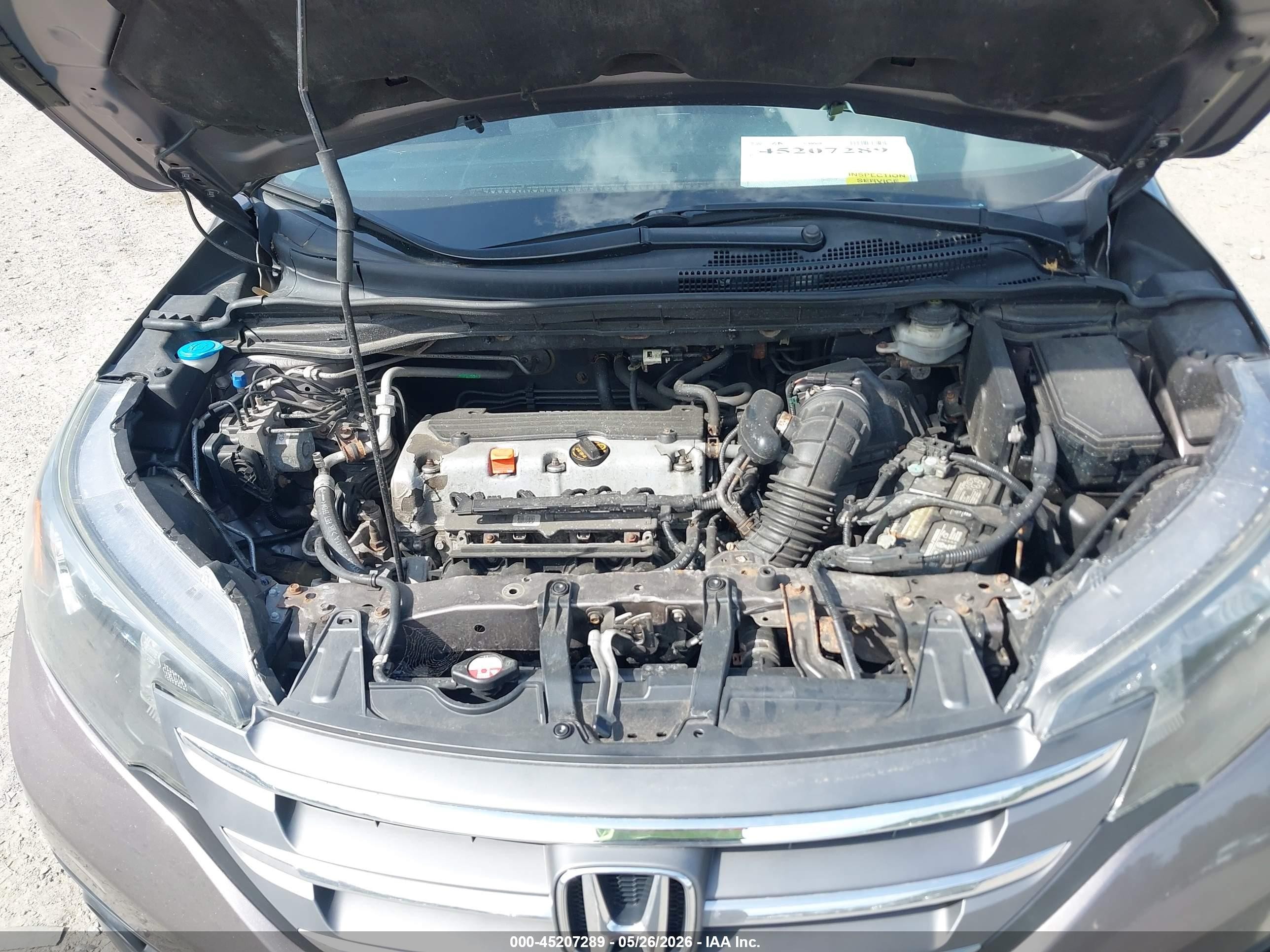 2012 Honda Cr-v Ex Brown vin: 5J6RM4H58CL000599