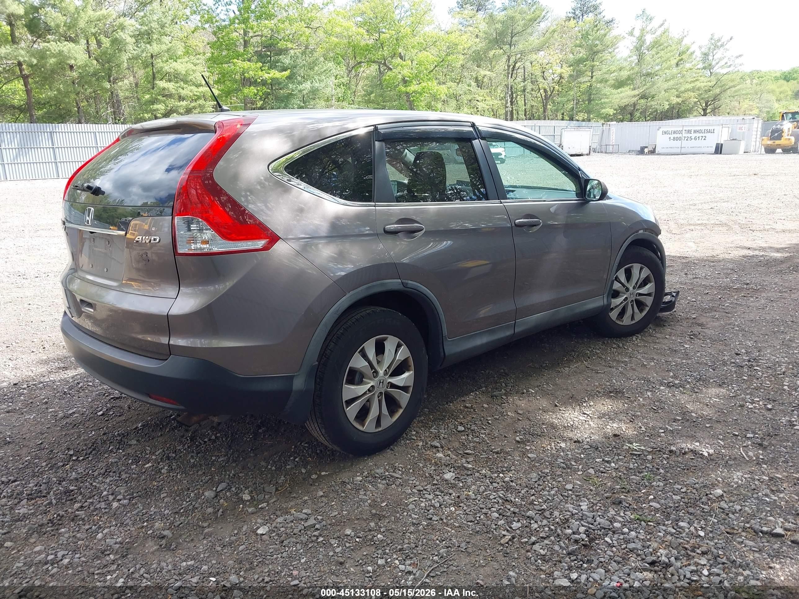 2012 Honda Cr-v Ex Brown vin: 5J6RM4H58CL016656