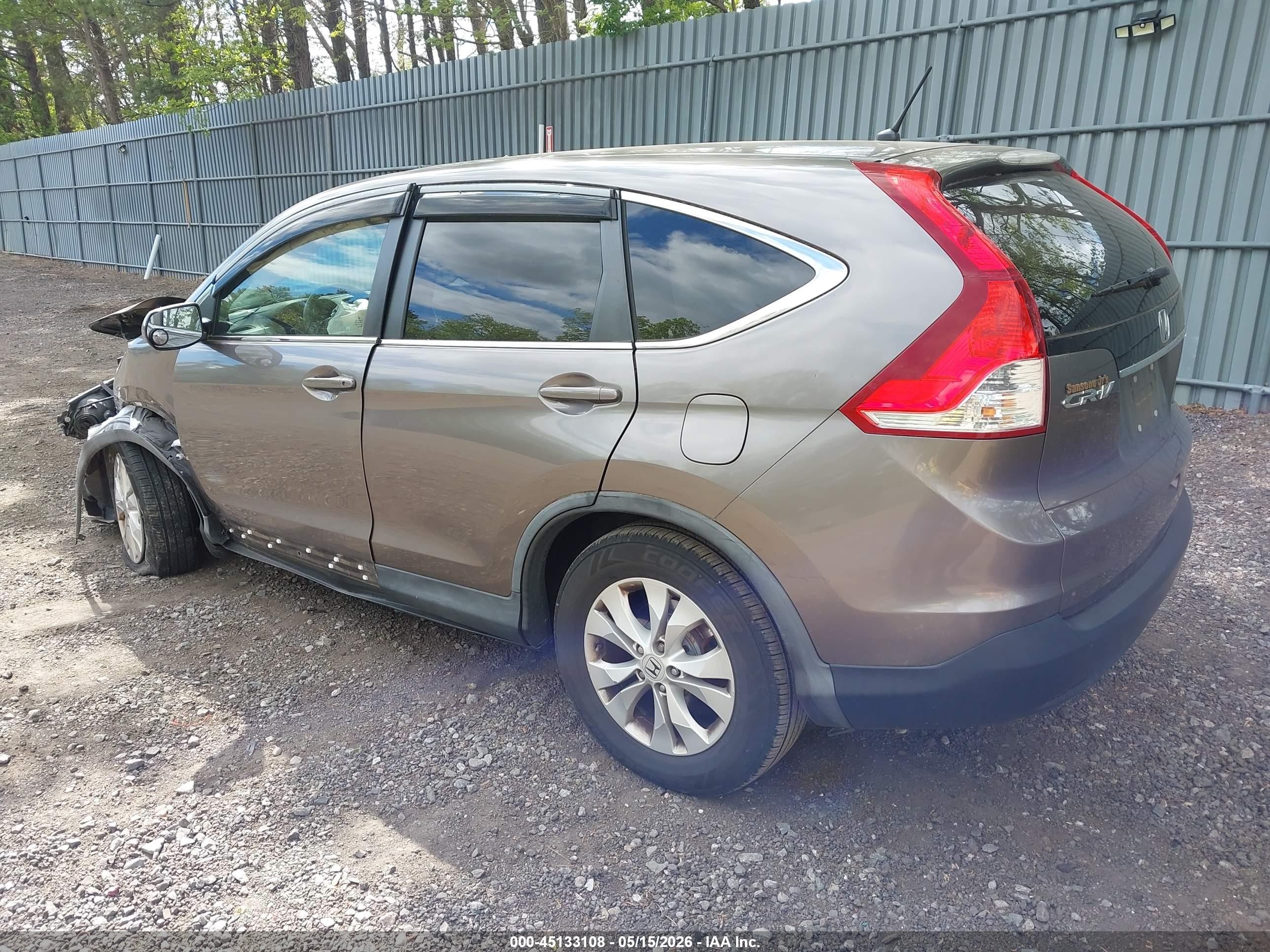 2012 Honda Cr-v Ex Brown vin: 5J6RM4H58CL016656