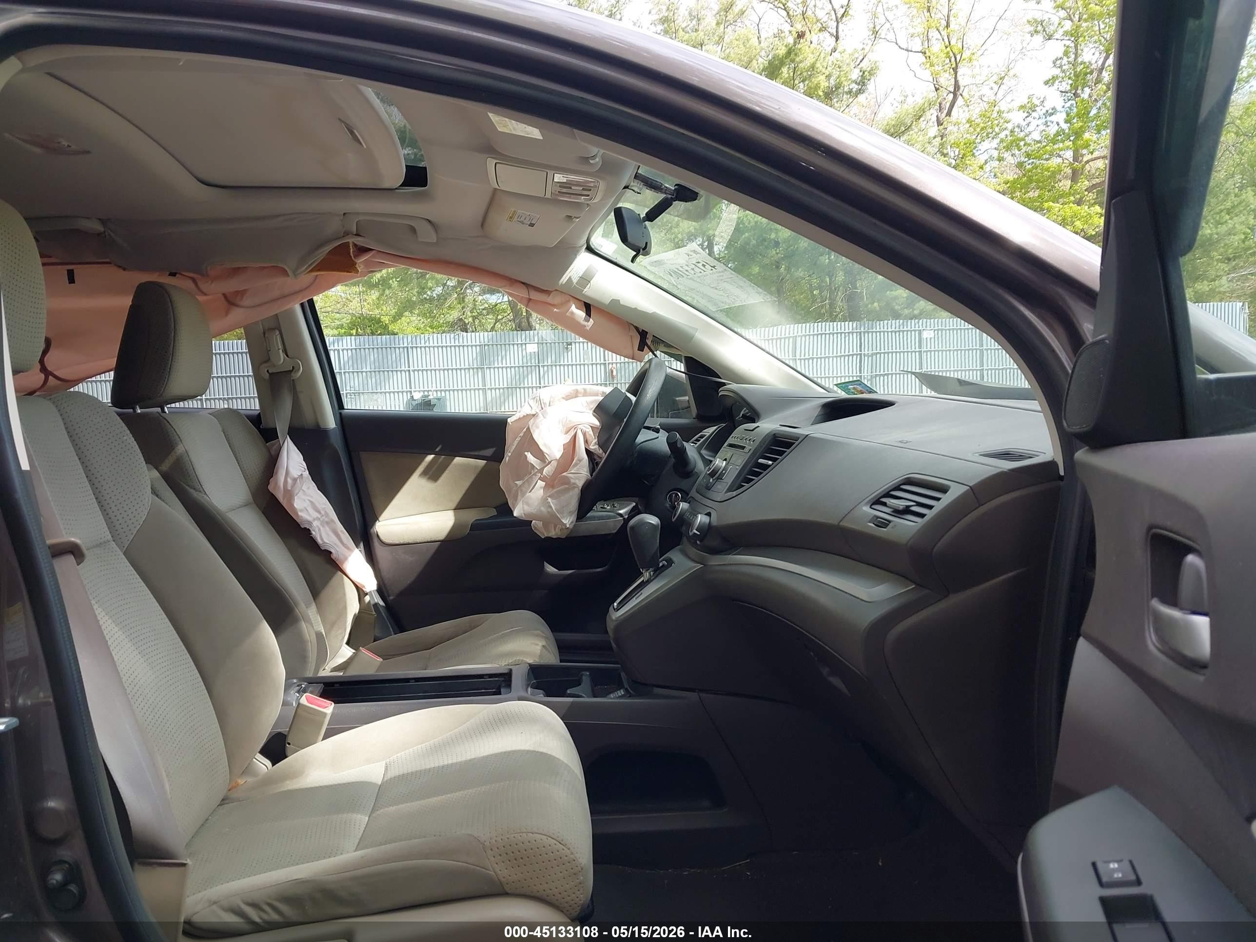 2012 Honda Cr-v Ex Brown vin: 5J6RM4H58CL016656