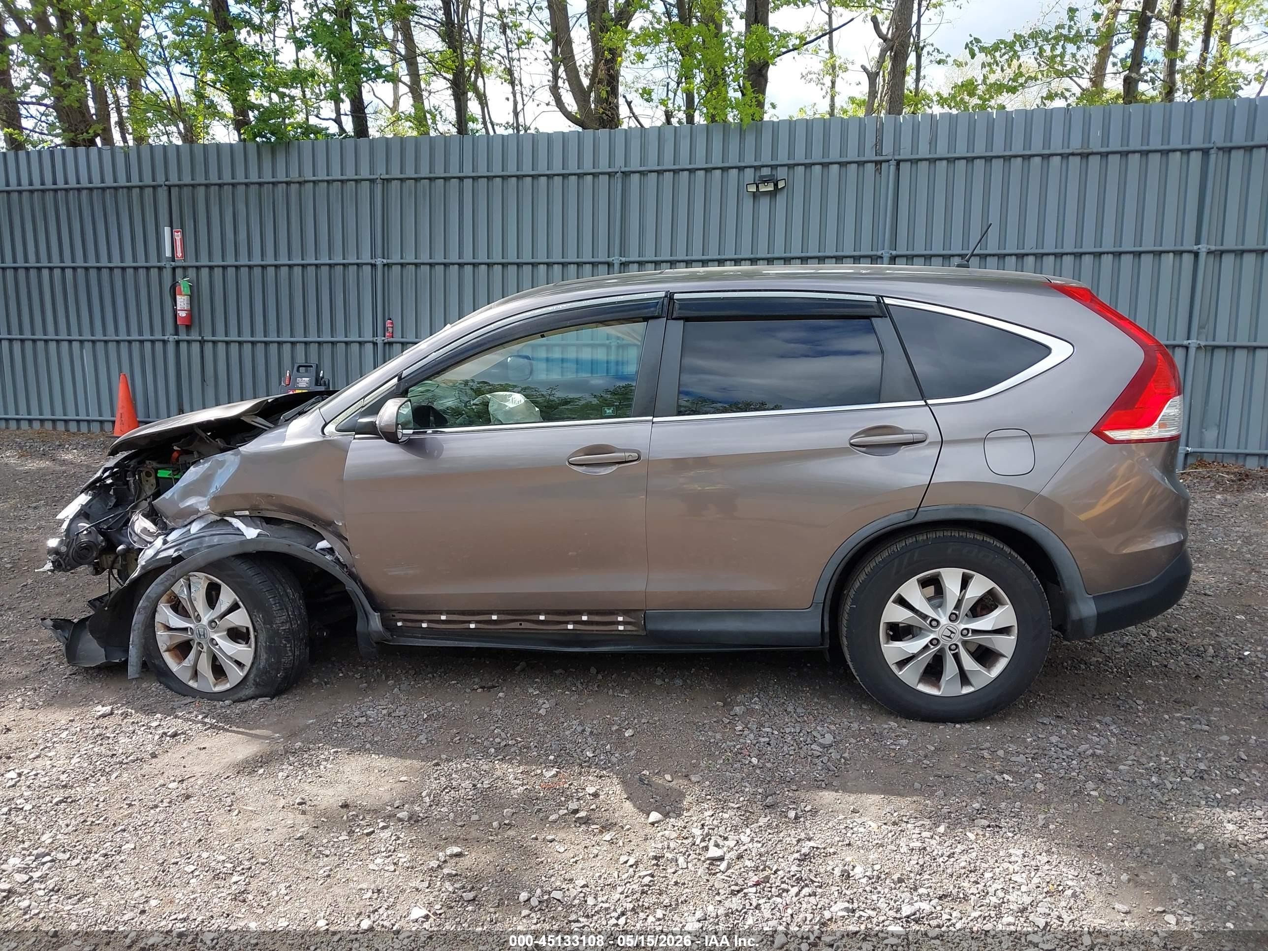 2012 Honda Cr-v Ex Brown vin: 5J6RM4H58CL016656