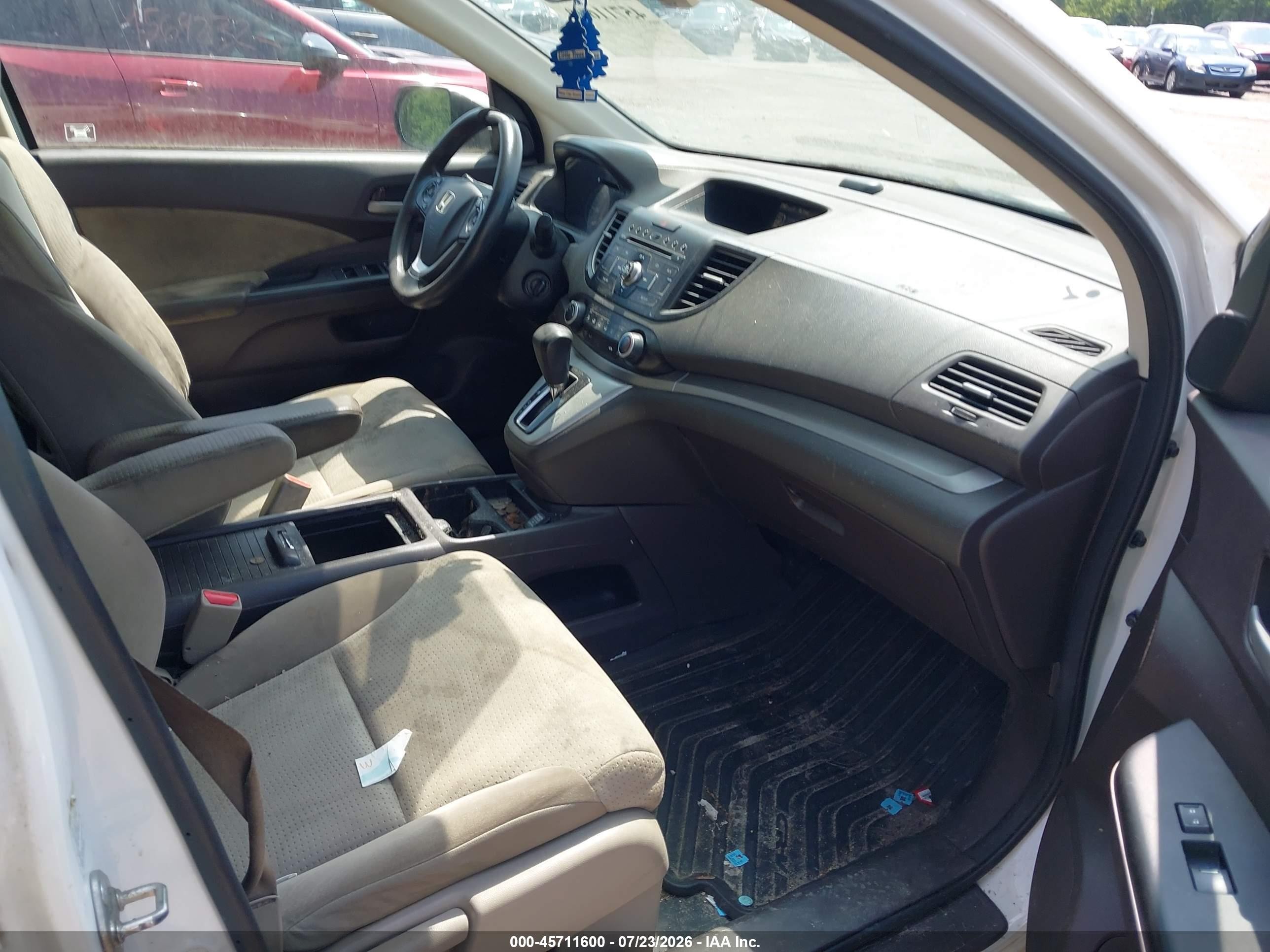 2012 Honda Cr-v Ex Белый vin: 5J6RM4H58CL056350