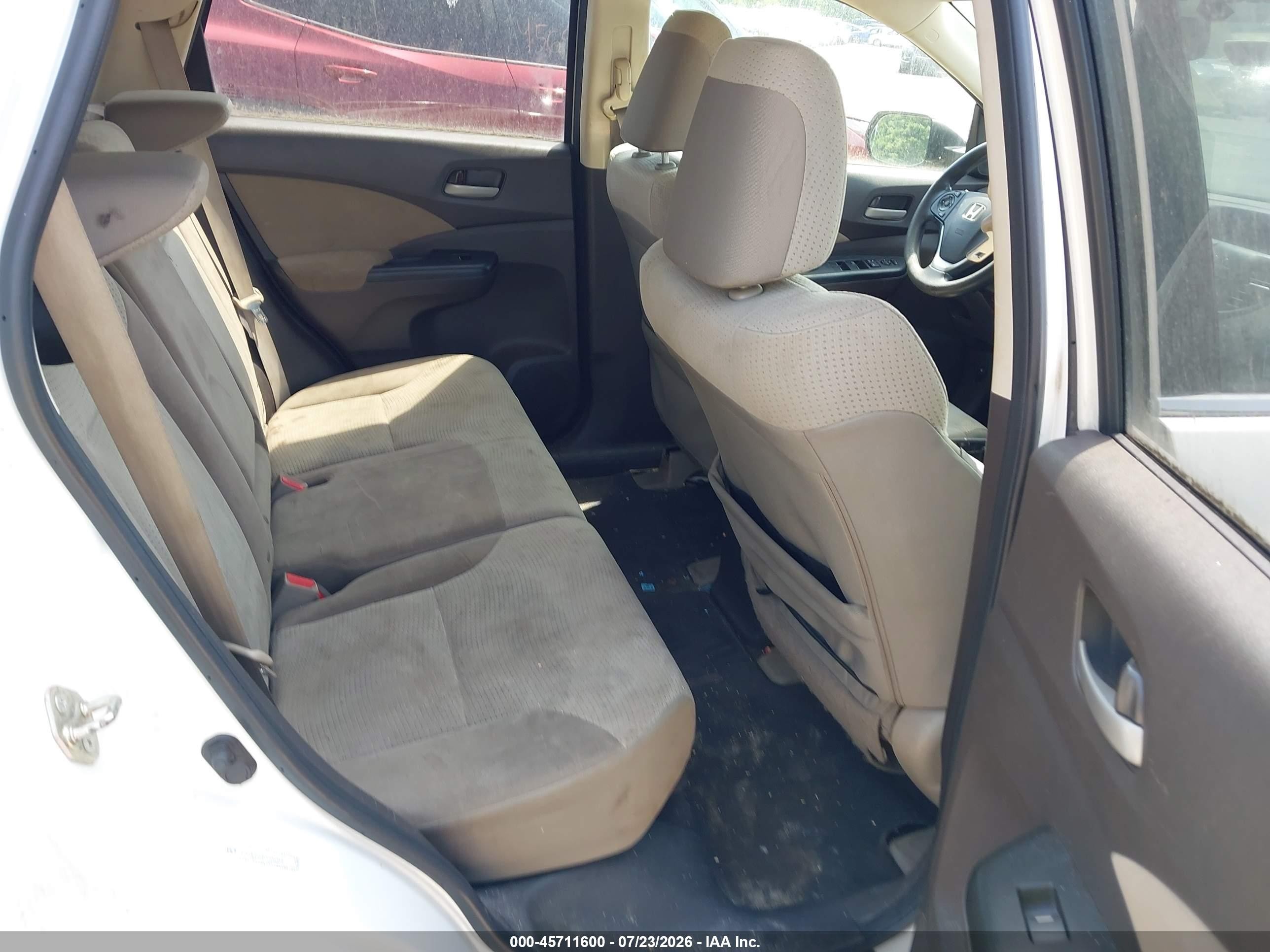 2012 Honda Cr-v Ex Белый vin: 5J6RM4H58CL056350